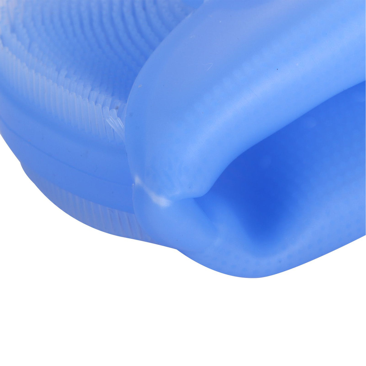 Silicone Dishwashing Brush Bath Body Face Cleansing Brush Kitchen Bathroom Cleaning ToolsBlue