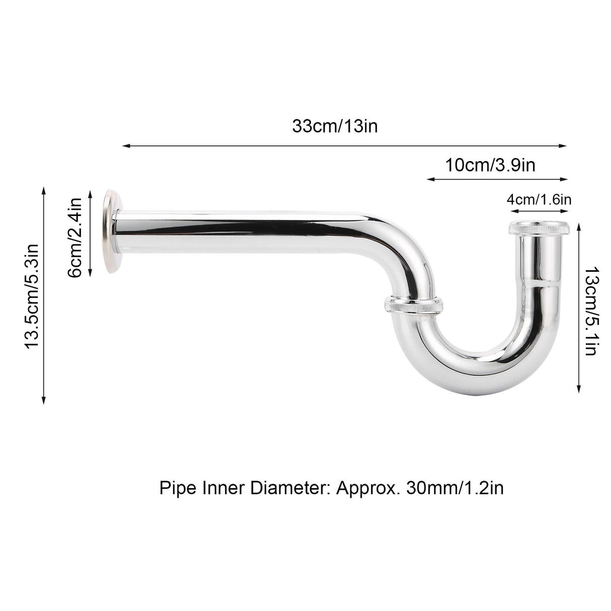 Sink Siphon Trap Waste Drain Valve Kit Washbasin Syphon Draining Pipe Plumbing Equipment
