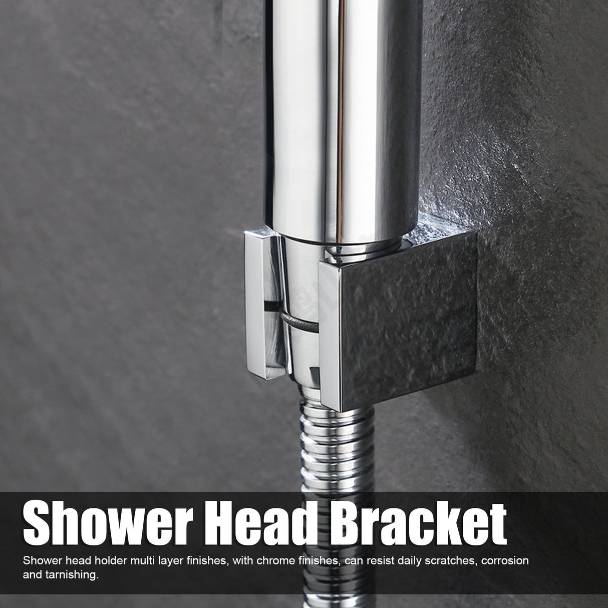 Shower Head Holder Adjustable Angle Robust Structure Pure Copper Handheld Shower Head Hanger for Shower Room