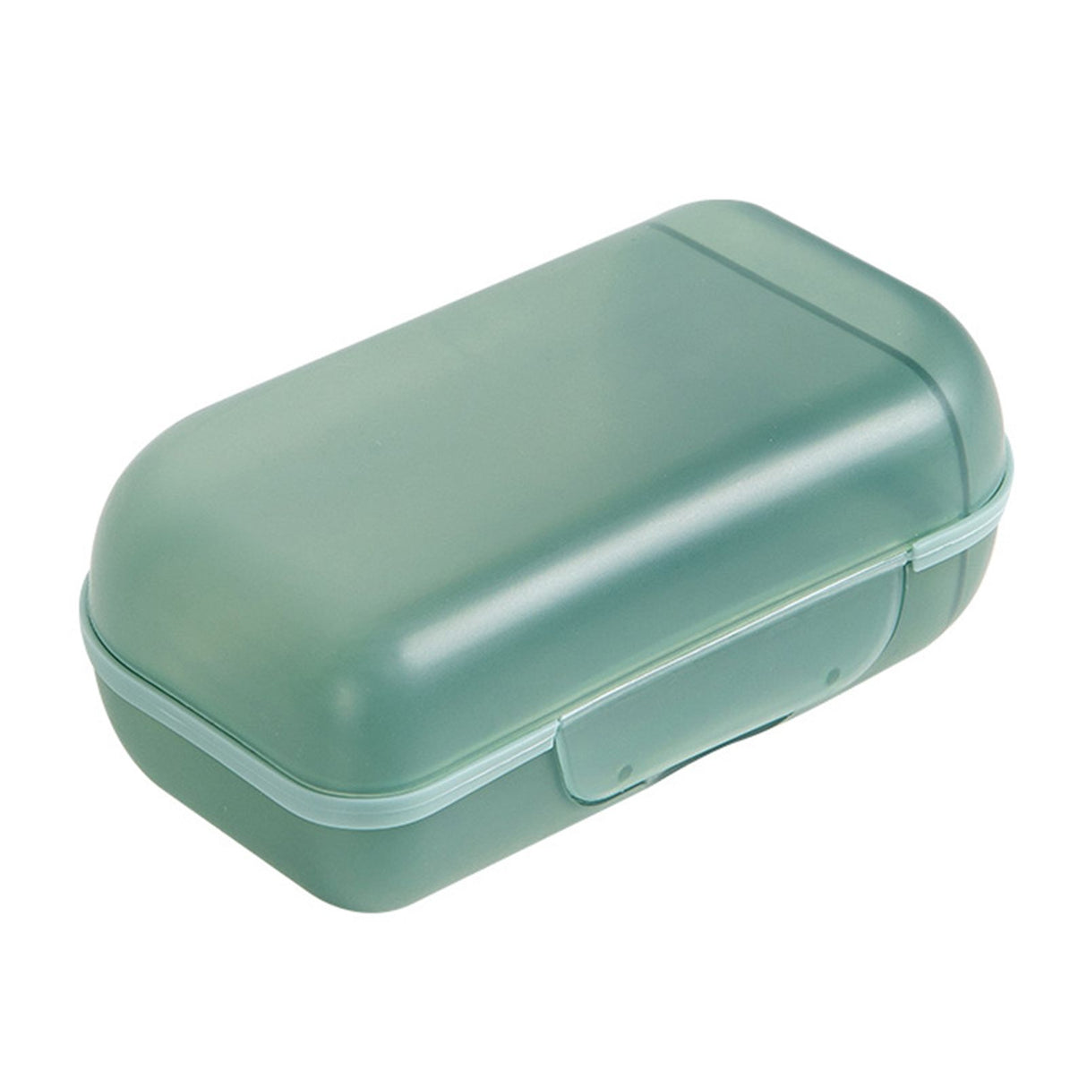 Travel Soap Holder Stylish Lightweight Multipurpose Portable Soap Dish with Lid for Travel HomeGreen