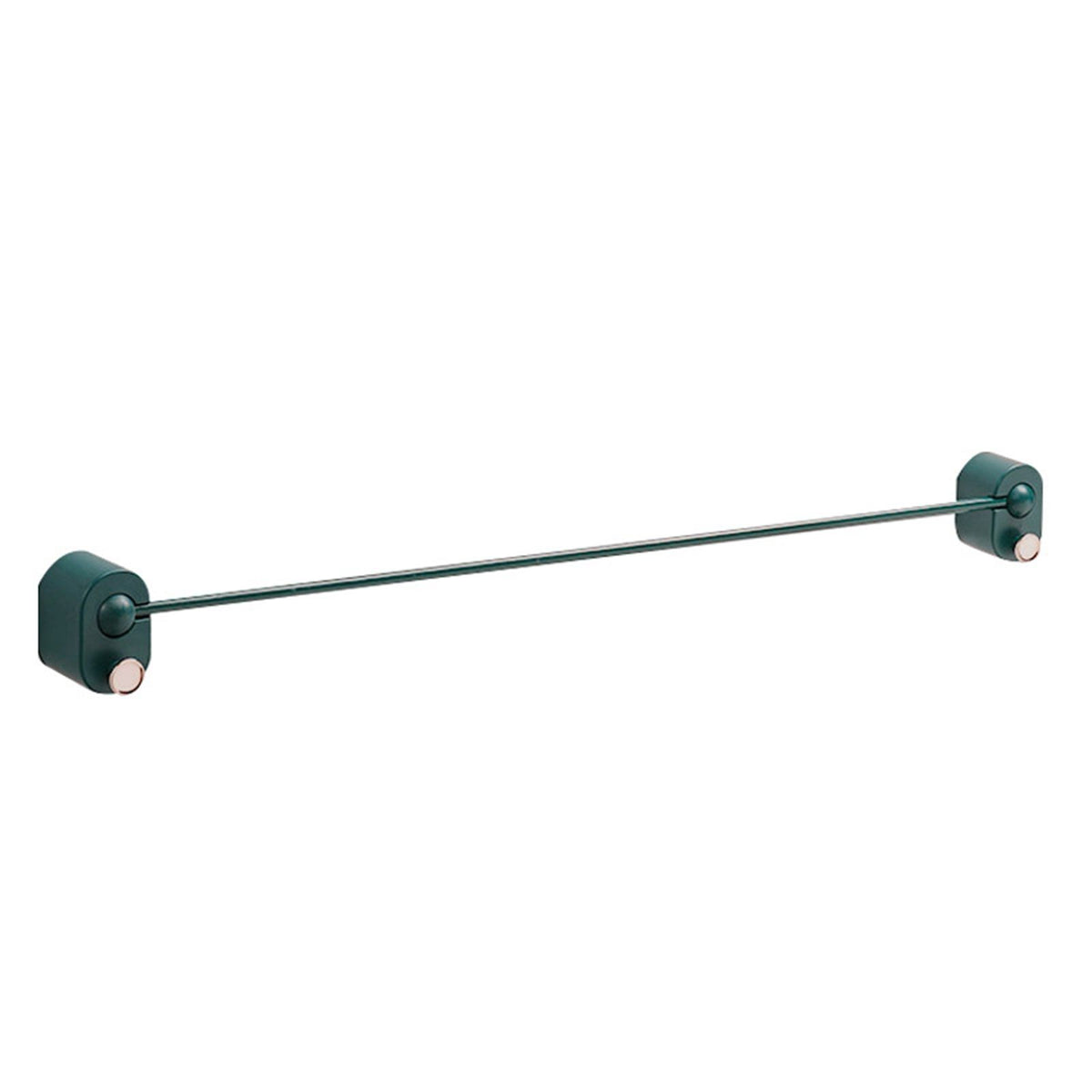 Bathroom Single Towel Rack Perforation Free Wall Mounted Towel Bar Bathroom AccessoryBlack Green Long