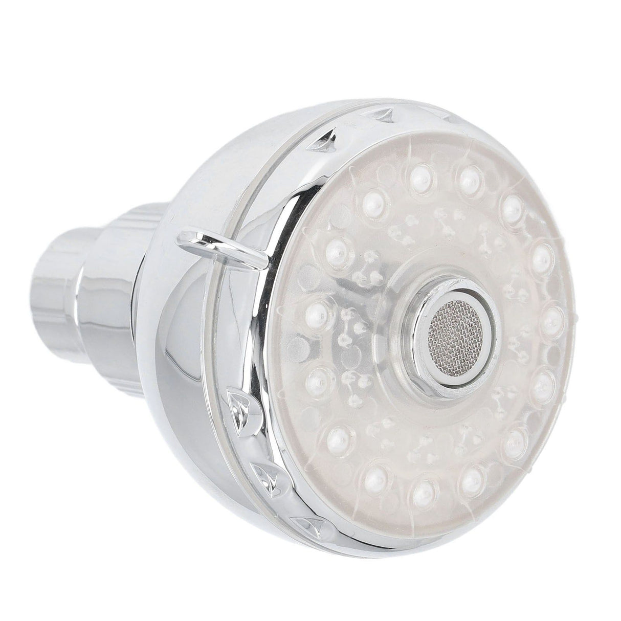 G1/2 Male Thread Shower Head Temperature Controlled 3 Color Changing Rainfall LED Fixed Shower Head for Bathroom