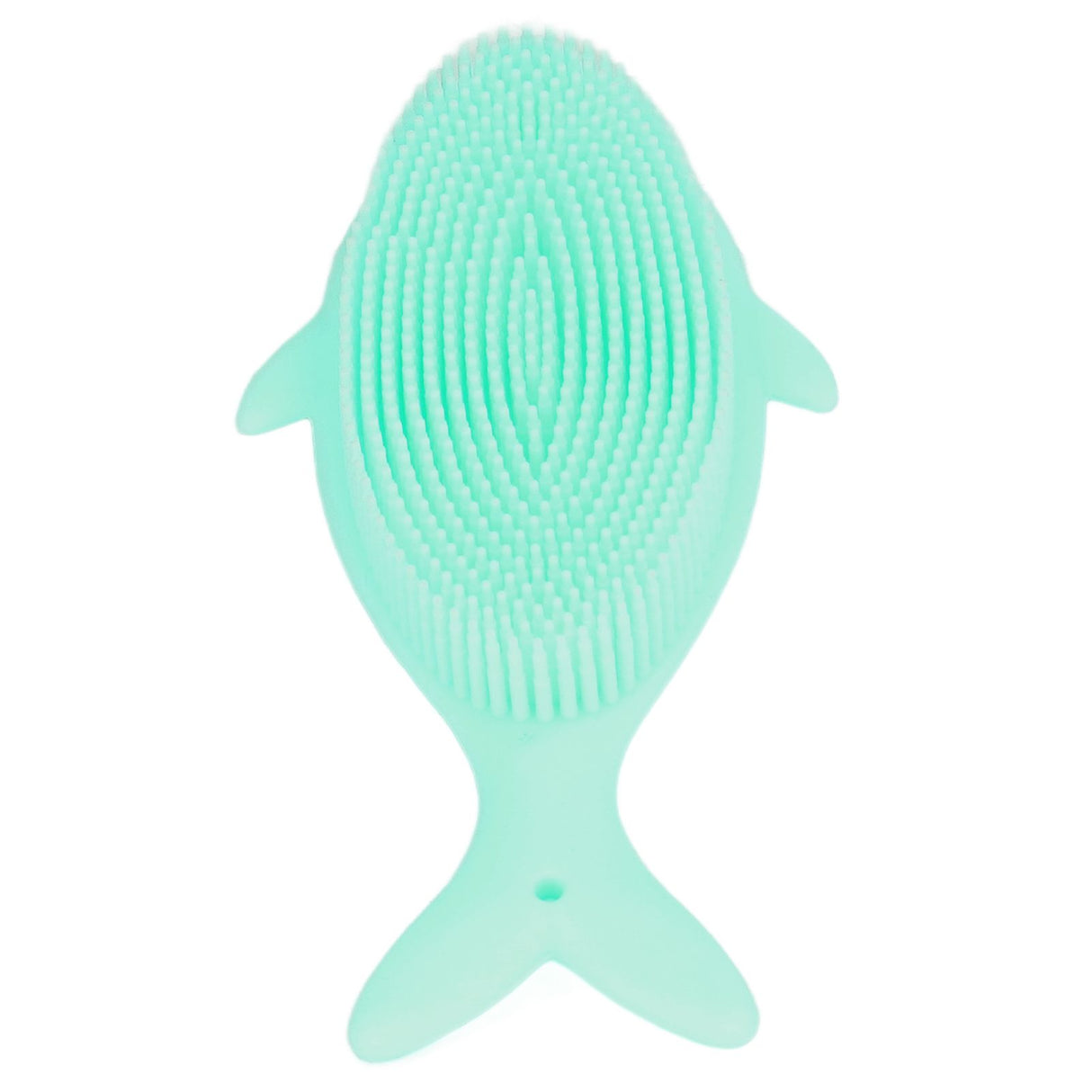 Baby Bath Brush Cartoon Whale Shape Silicone Soft Hair Baby Bath Shampoo Massage Cleaning Shower Brush Kids Bath Toys Green