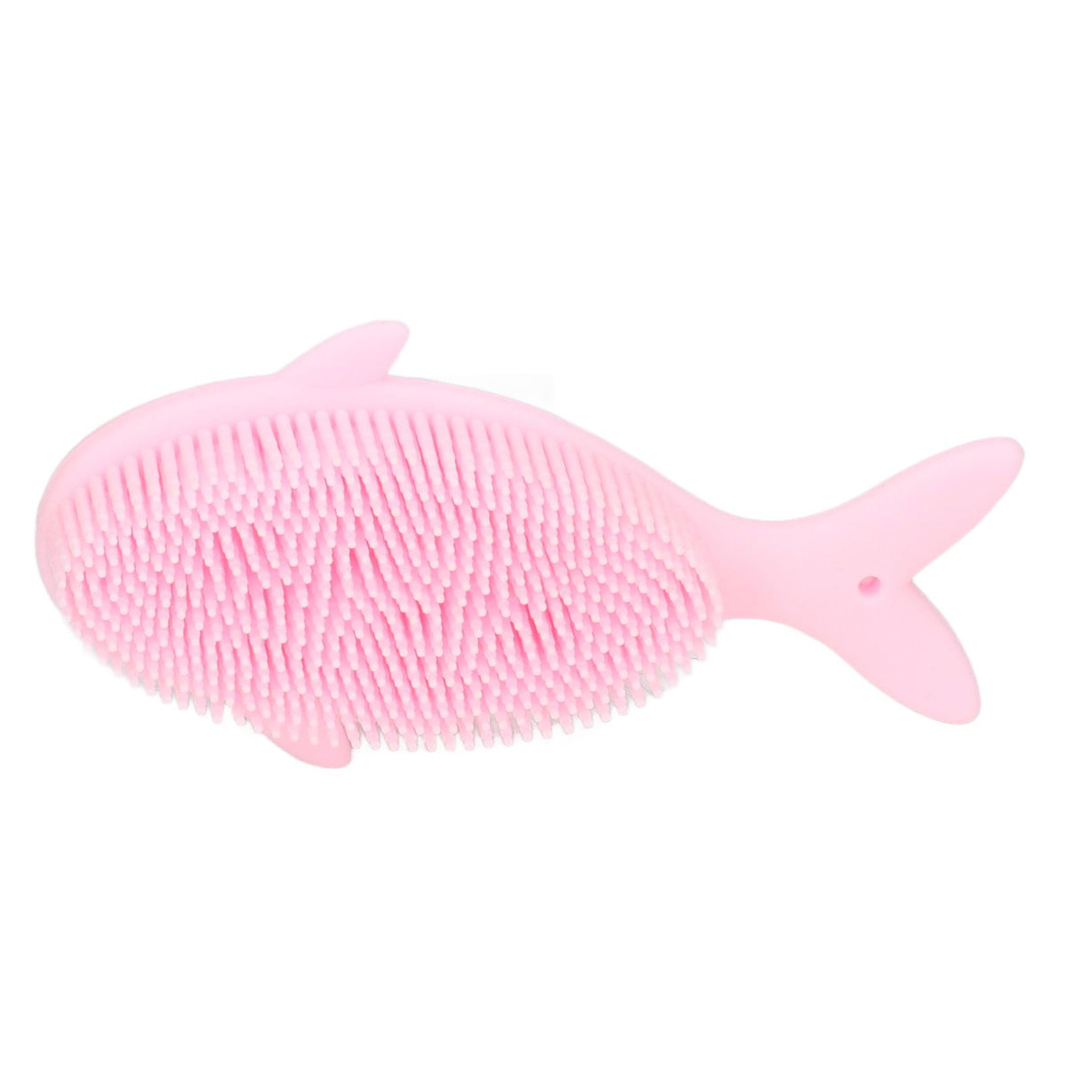 Baby Bath Brush Cartoon Whale Shape Silicone Soft Hair Baby Bath Shampoo Massage Cleaning Shower Brush Kids Bath Toys Pink