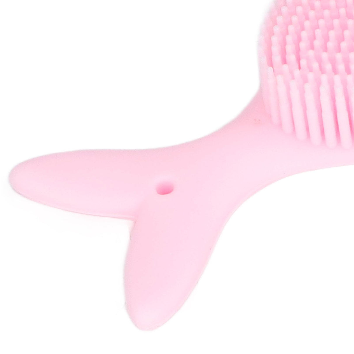 Baby Bath Brush Cartoon Whale Shape Silicone Soft Hair Baby Bath Shampoo Massage Cleaning Shower Brush Kids Bath Toys Pink