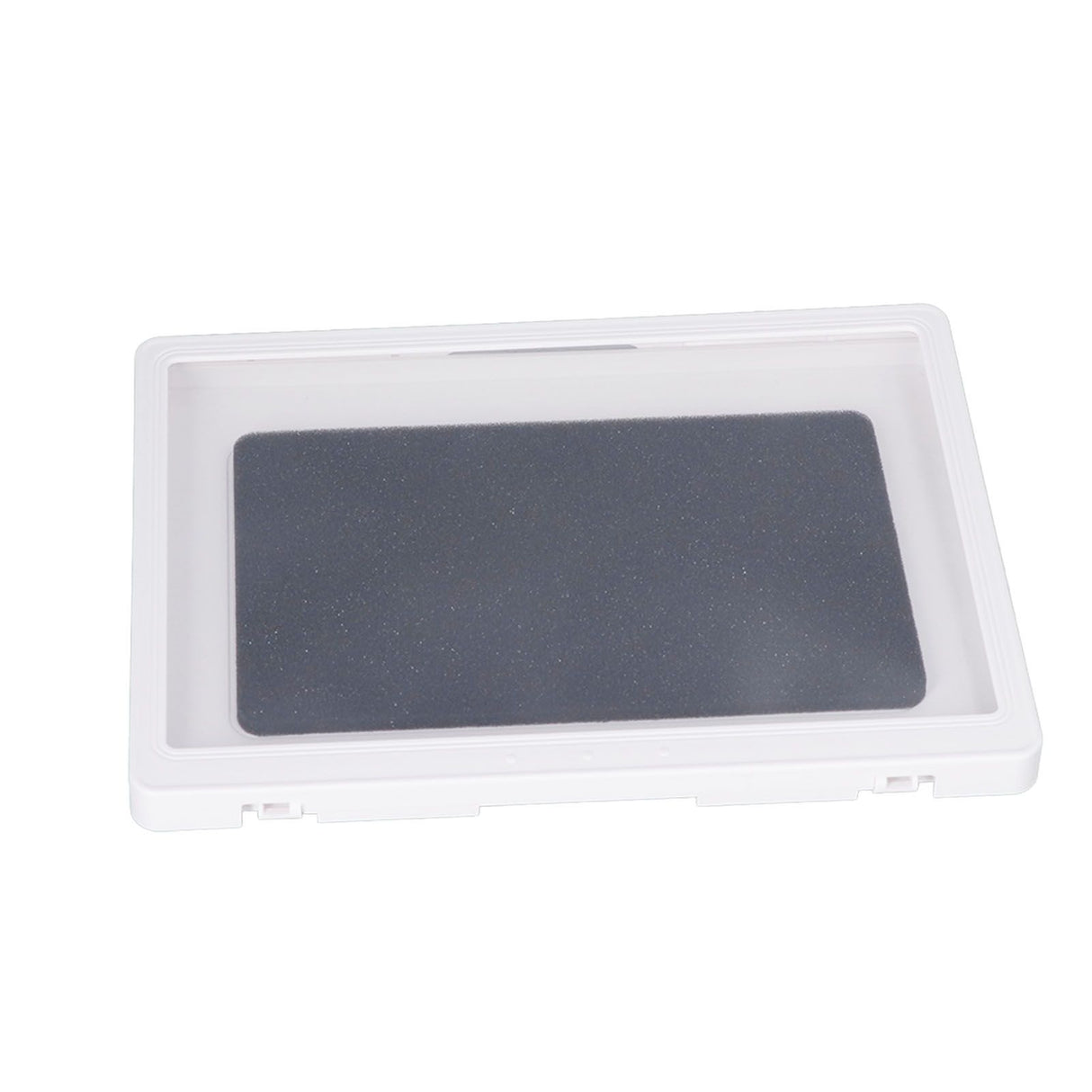 Bathroom Waterproof Anti Fog Touch Screen Mobile Phone Case Wall Mount Sealed Protective Cover Computer Tablet Storage Case Box 9802W White