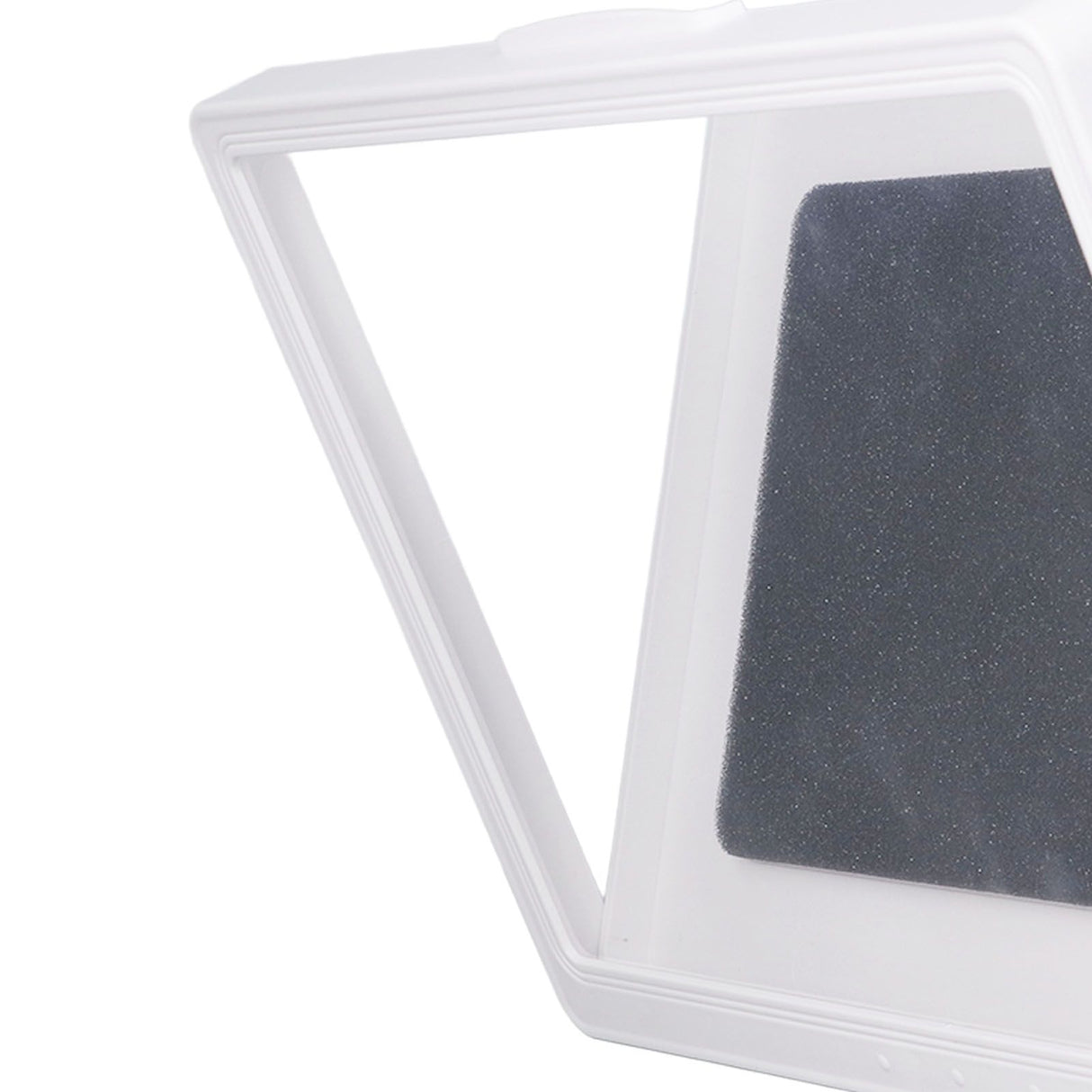 Bathroom Waterproof Anti Fog Touch Screen Mobile Phone Case Wall Mount Sealed Protective Cover Computer Tablet Storage Case Box 9802W White