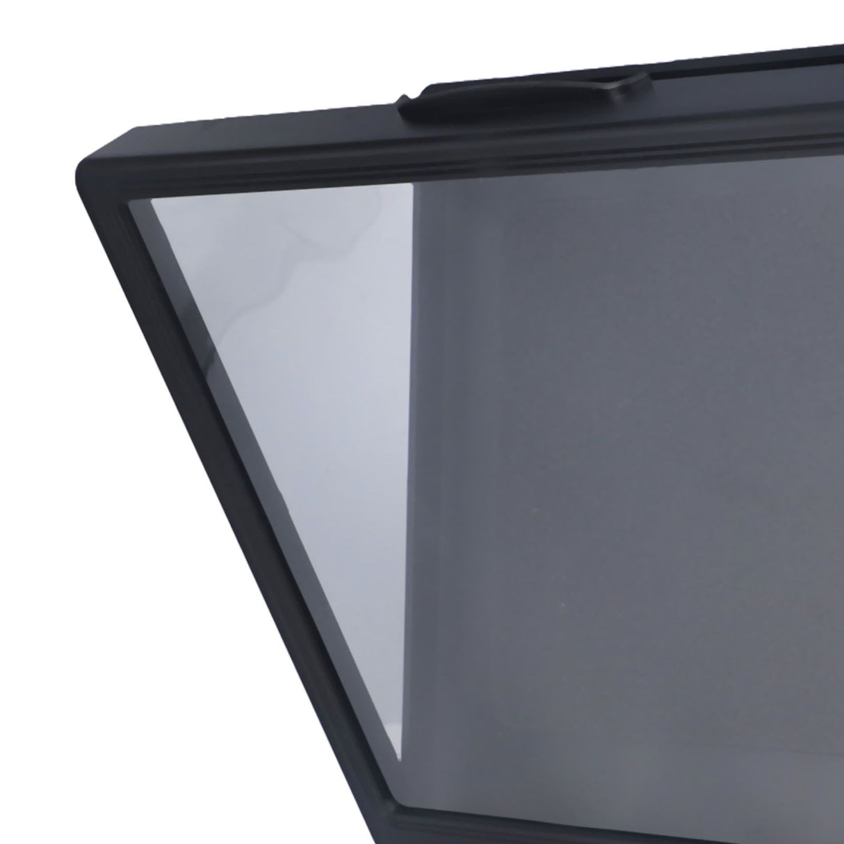 Bathroom Waterproof Anti Fog Touch Screen Mobile Phone Case Wall Mount Sealed Protective Cover Computer Tablet Storage Case Box 9802B Black