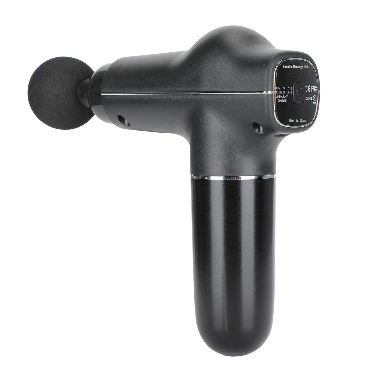 Mini Muscle Stimulator Body Relaxation Portable Muscle Massager Equipment with 3 Gears(Black Metallic PaintUV Varnishing )
