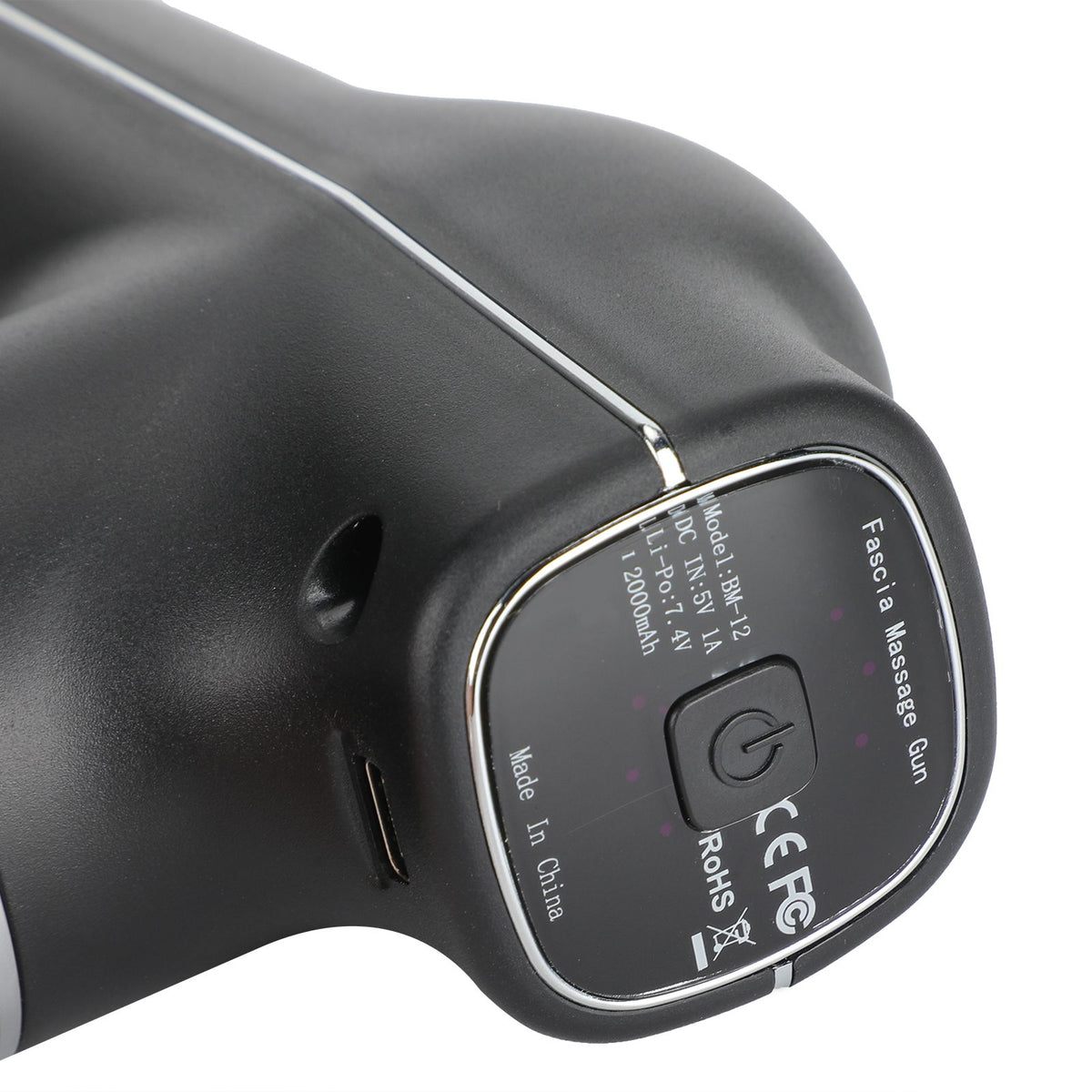 Mini Muscle Stimulator Body Relaxation Portable Muscle Massager Equipment with 3 Gears(Black Metallic PaintUV Varnishing )