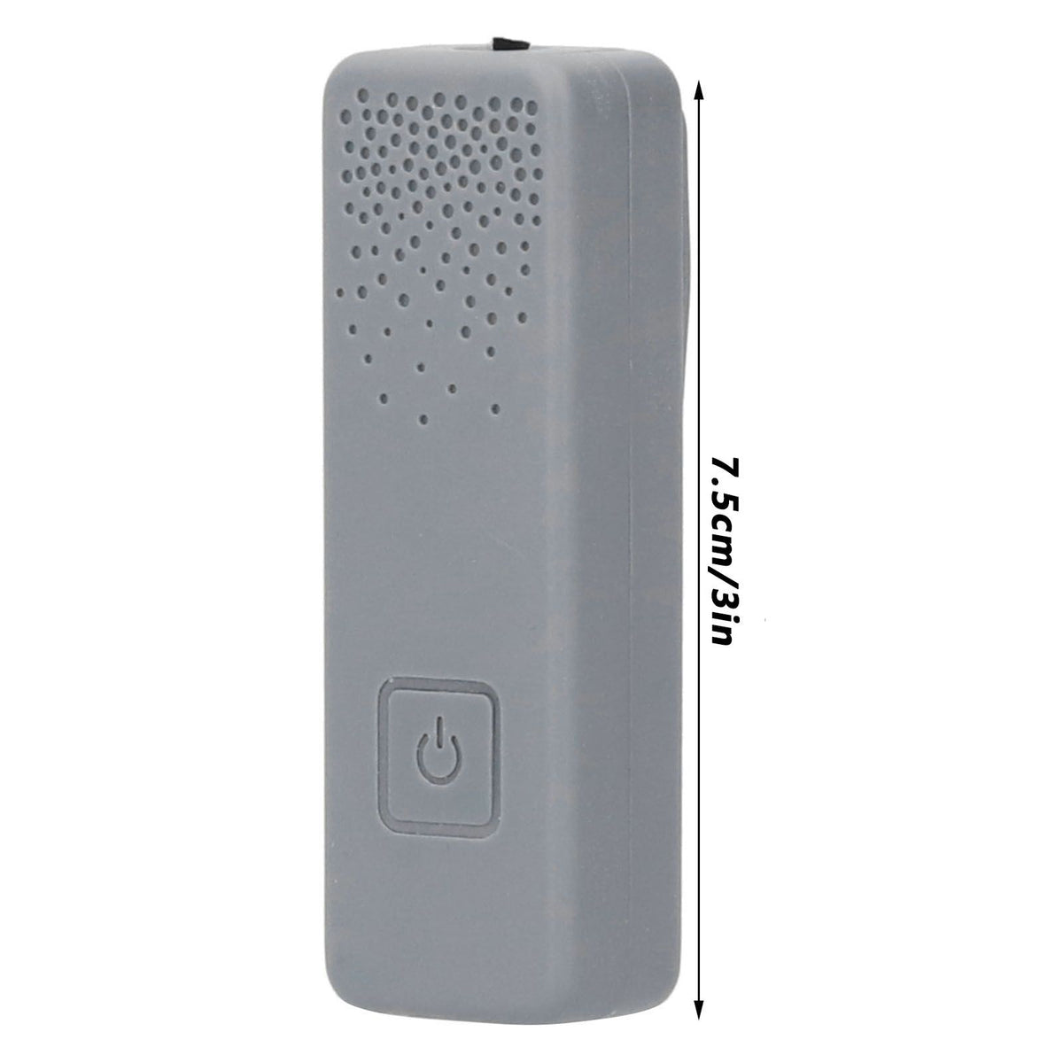 Air Purifier 8 Million Negative Ion Air Cleaner Tie Clip Portable Ion Generator USB ChargingGray