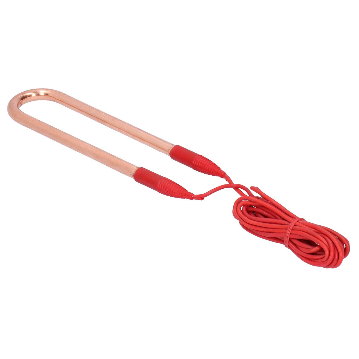 220V Brass Electric Heating Tube AntiExplosion UShape Heating Pipe Heater with 45.3in Cable(2KW 26.5 x 6.5 x 1cm/10.4 x 2.6 x 0.4in )