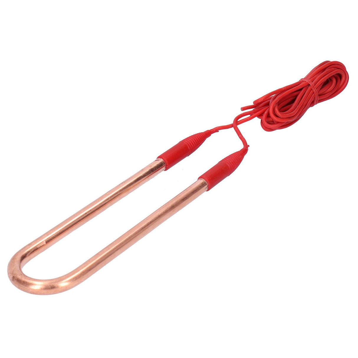 220V Brass Electric Heating Tube AntiExplosion UShape Heating Pipe Heater with 45.3in Cable(2KW 26.5 x 6.5 x 1cm/10.4 x 2.6 x 0.4in )