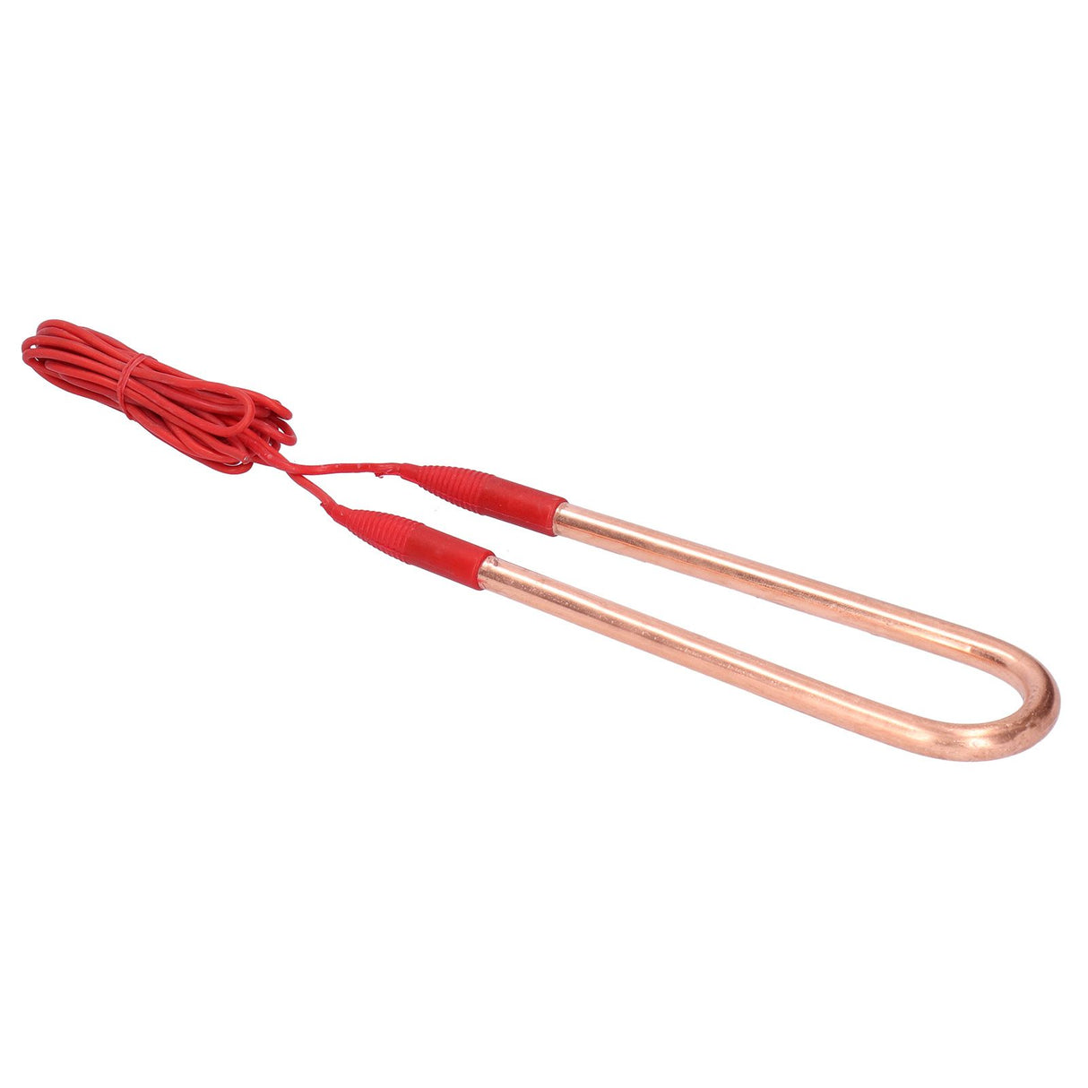 220V Brass Electric Heating Tube AntiExplosion UShape Heating Pipe Heater with 45.3in Cable(2KW 26.5 x 6.5 x 1cm/10.4 x 2.6 x 0.4in )