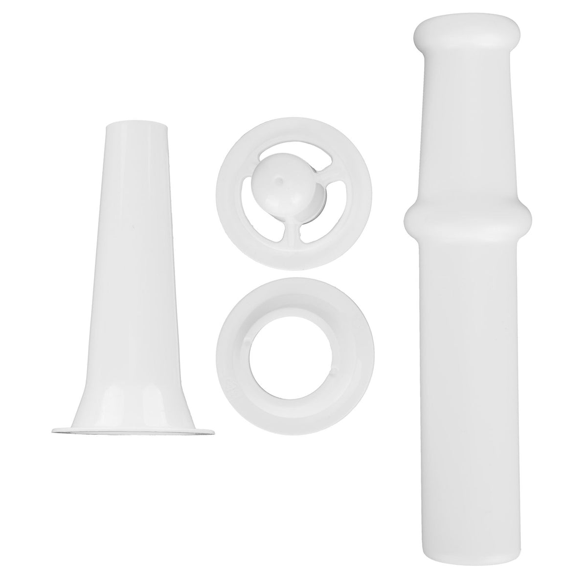 Universal Food Pusher Sausage Filler Nozzle Kubbe Attachment Kit for 5# Meat Grinder