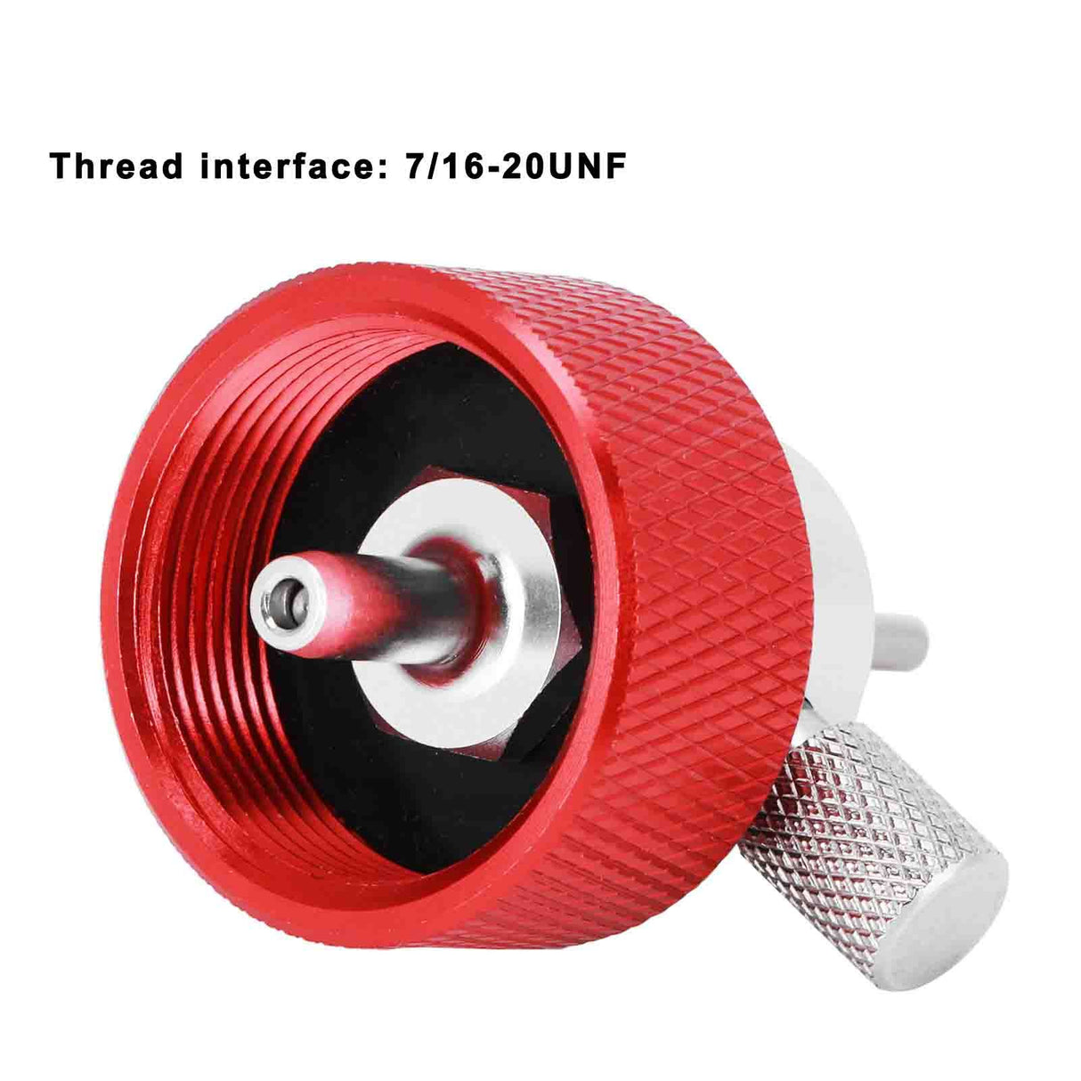 7/16-20unf Thread Propane Filling Adapter Gas Charging Adapter for Split Type Gas Stove