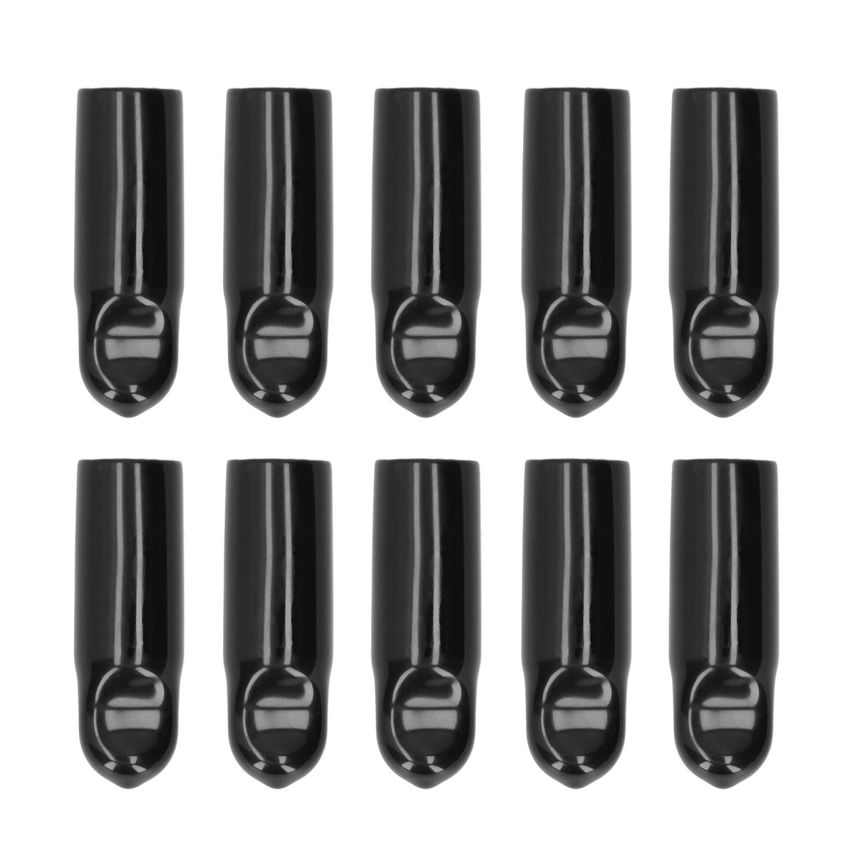 10Pcs Beer Tap Cap Rubber Covers Accessory for Beer Barrel Draft Beer Faucet Black