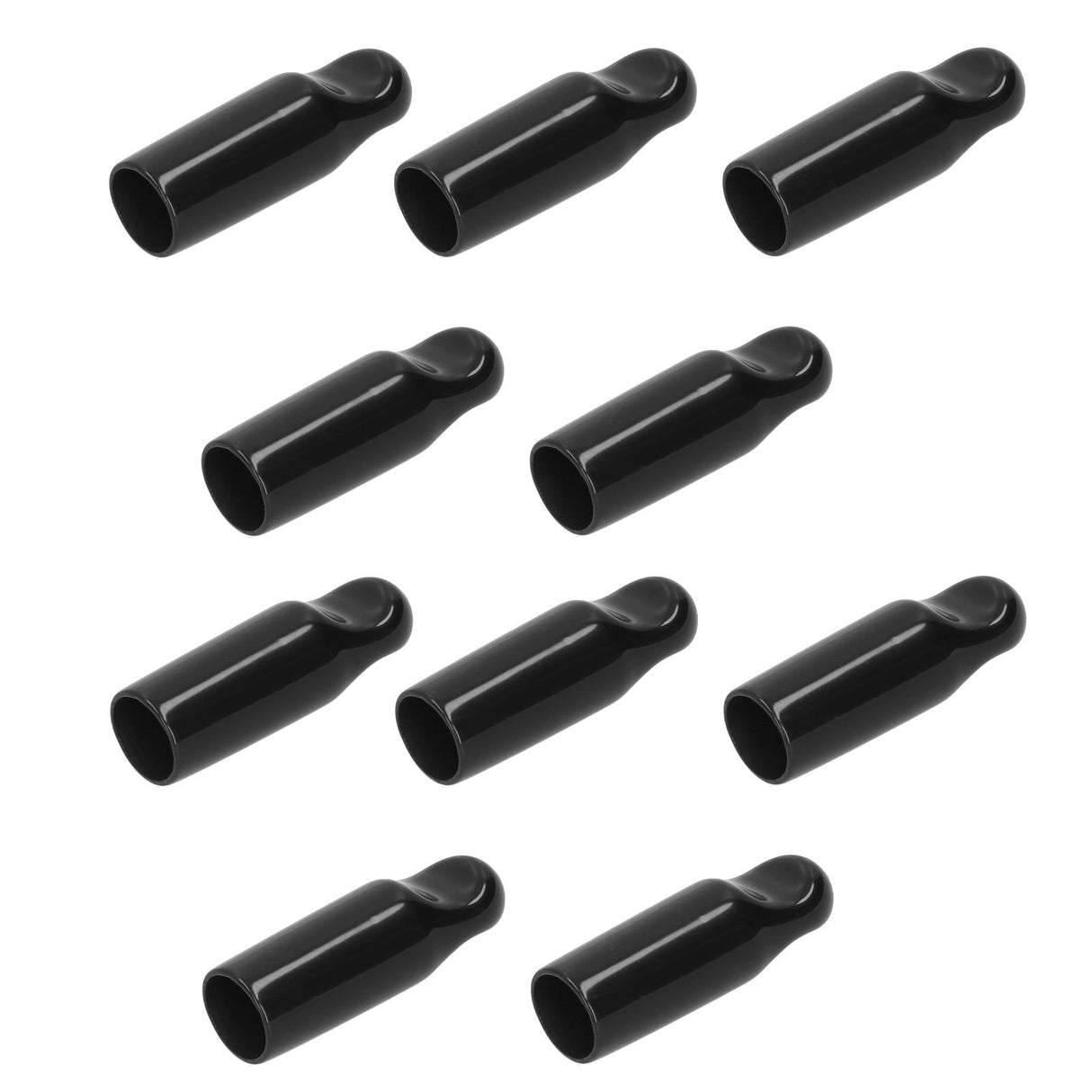 10Pcs Beer Tap Cap Rubber Covers Accessory for Beer Barrel Draft Beer Faucet Black