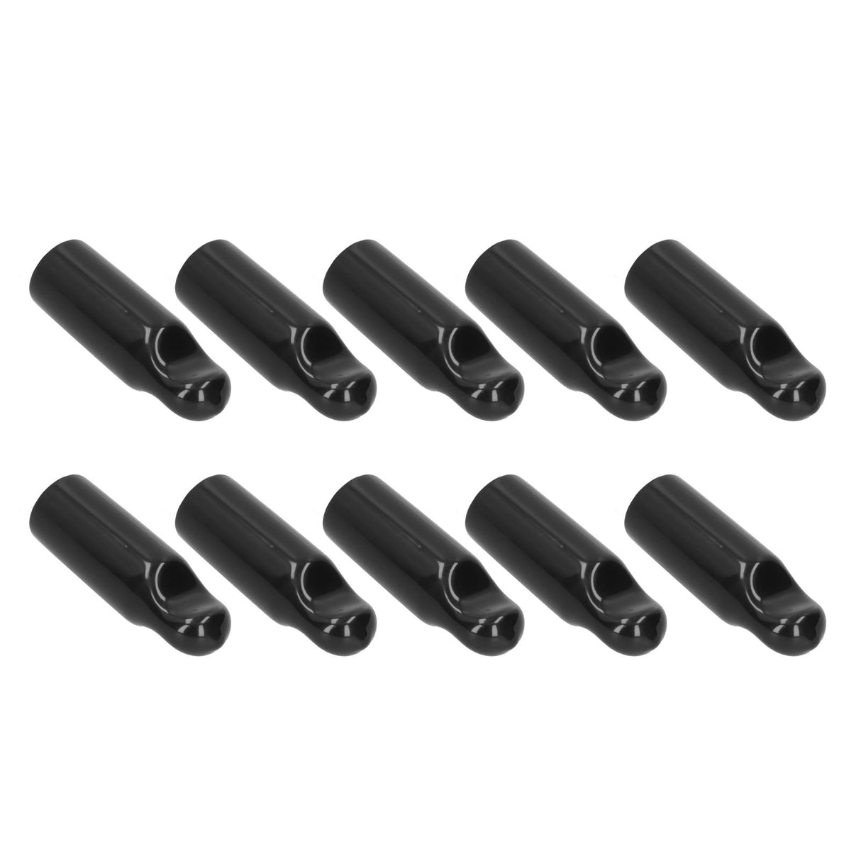 10Pcs Beer Tap Cap Rubber Covers Accessory for Beer Barrel Draft Beer Faucet Black