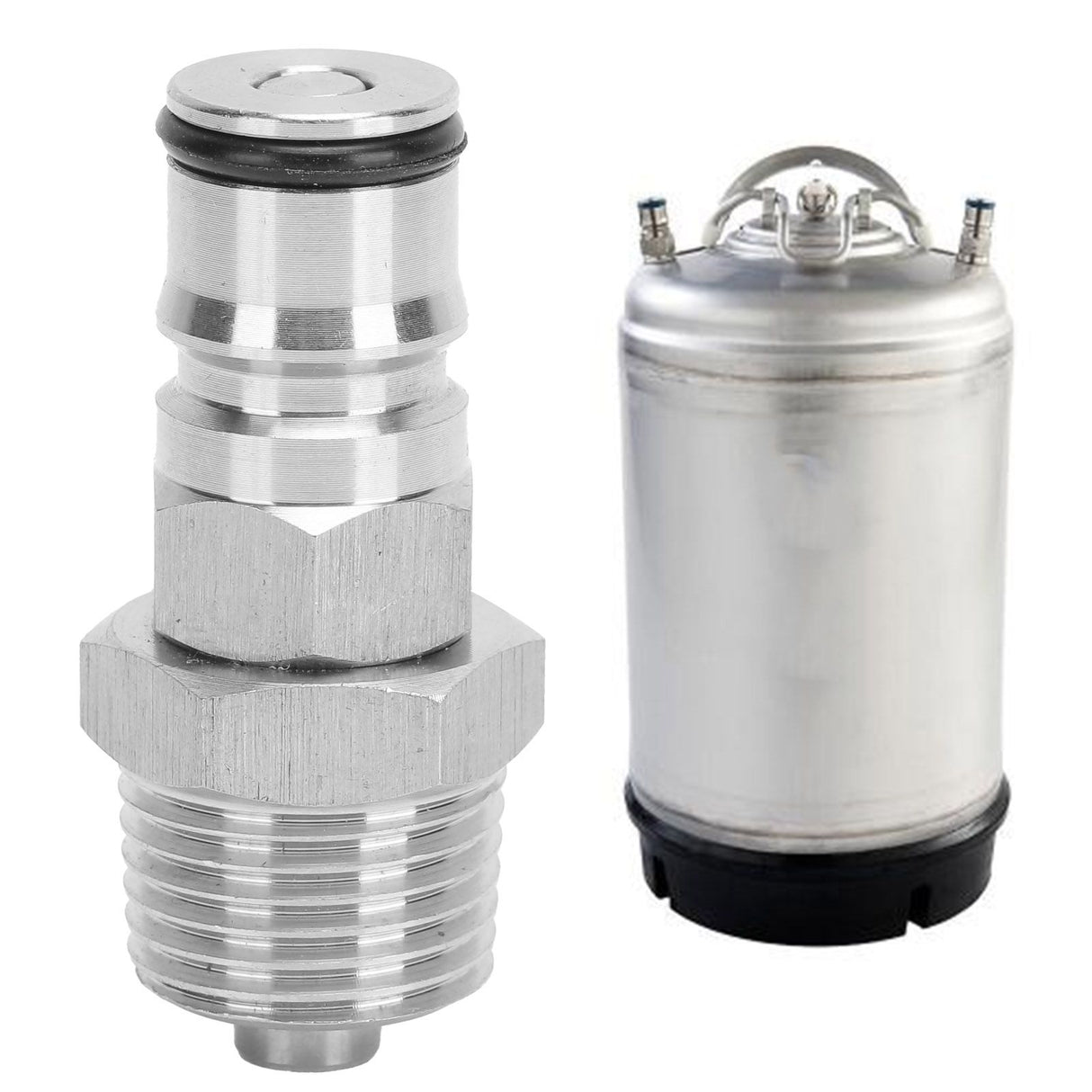 19/32‑18 Ball Lock Post with 1/2in NPT Male Thread Liquid Ball Lock Post Adapter for Corny Keg