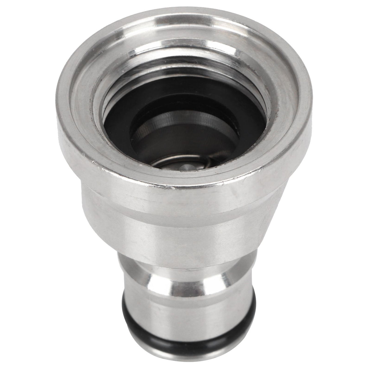 1/2in Liquid Ball Lock Stainless Steel Keg Coupler Adapter Beer Barrel Brewing Accessory
