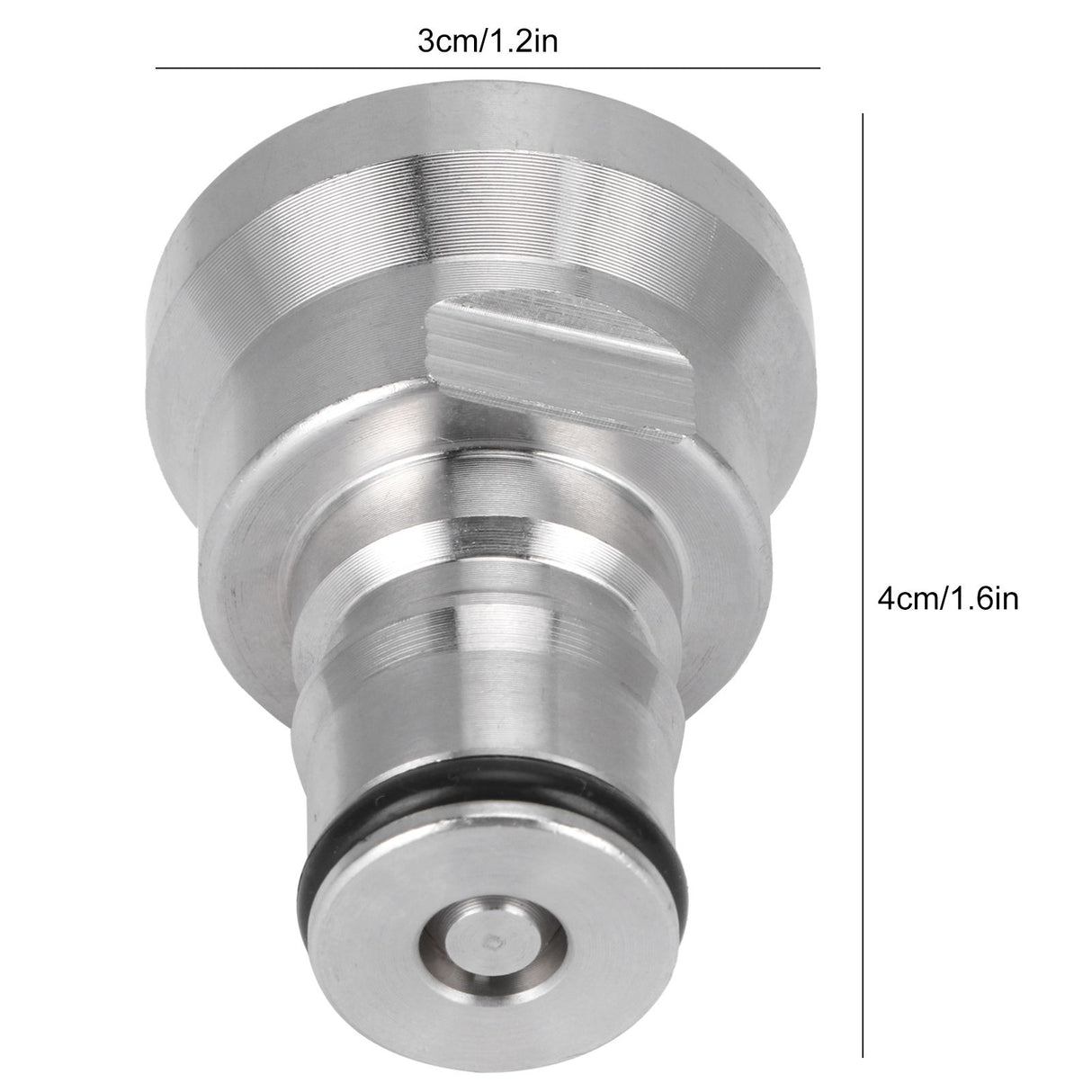 1/2in Liquid Ball Lock Stainless Steel Keg Coupler Adapter Beer Barrel Brewing Accessory