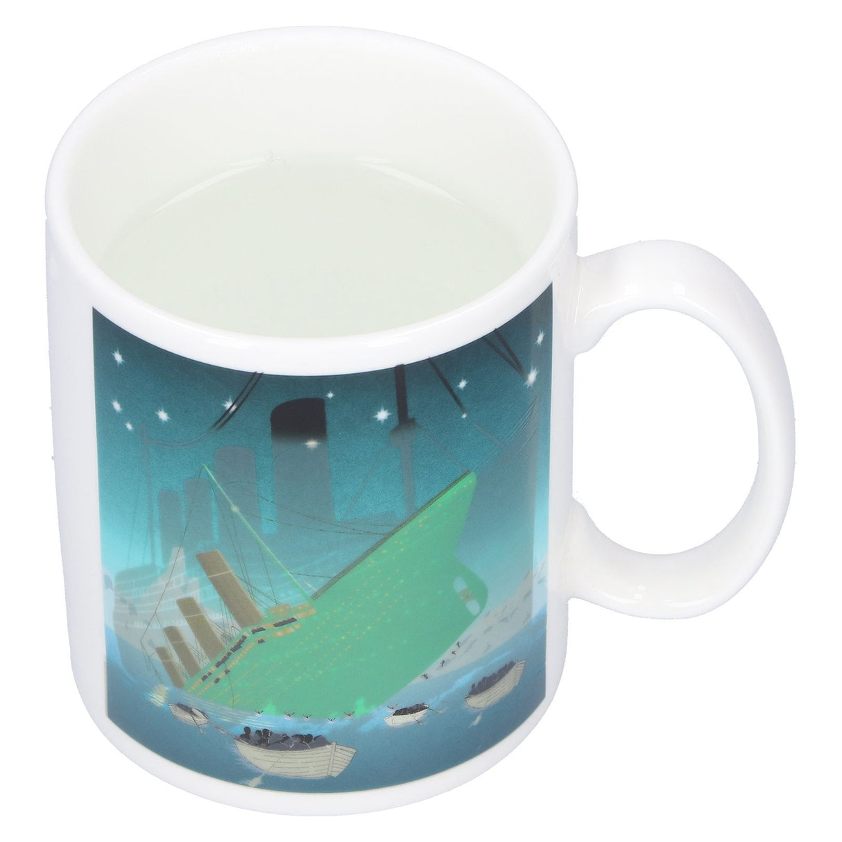 Ceramic Coffee Mug Heat‑Sensitive Color Changing Cup Hot Tea Milk Drinkware for Home Office