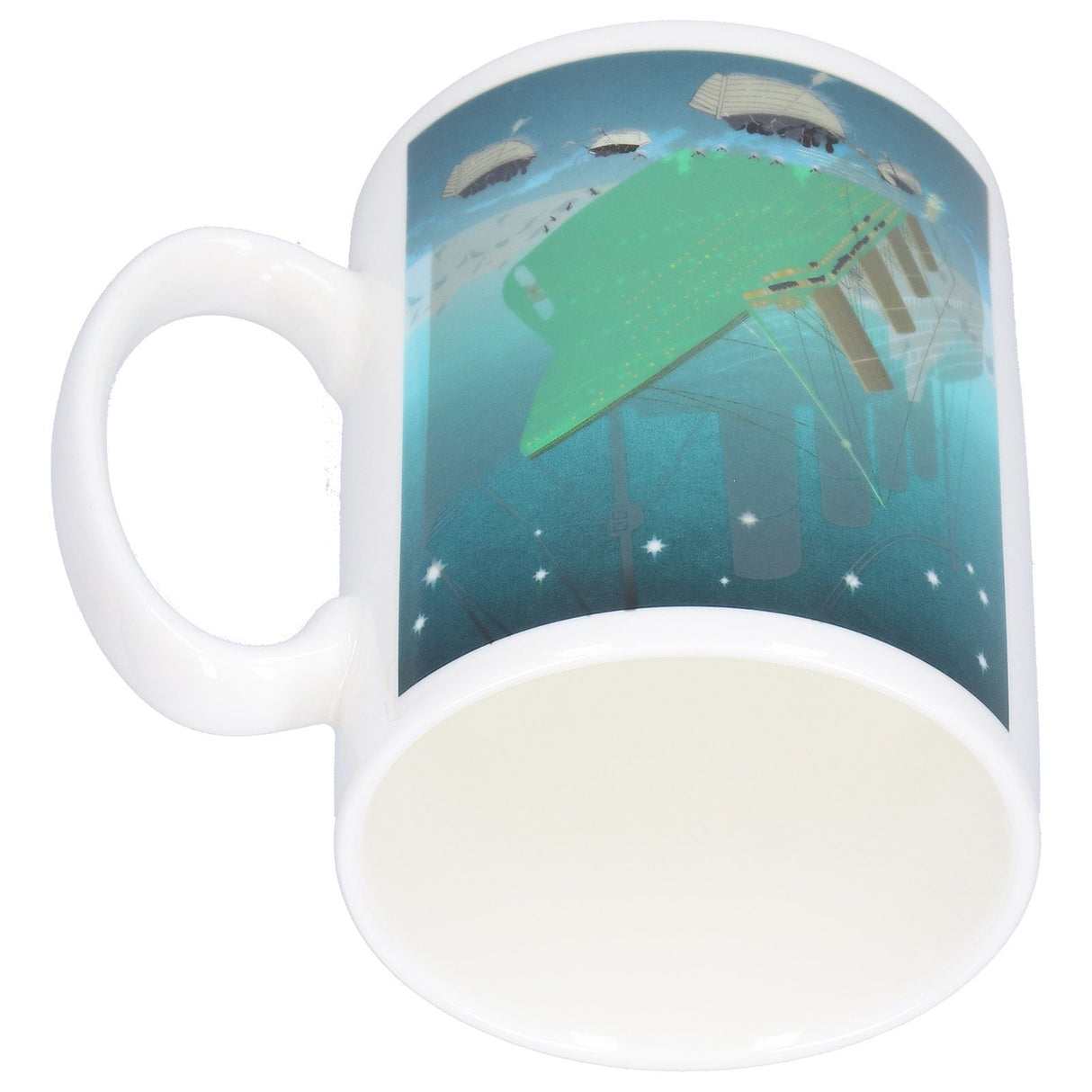 Ceramic Coffee Mug Heat‑Sensitive Color Changing Cup Hot Tea Milk Drinkware for Home Office