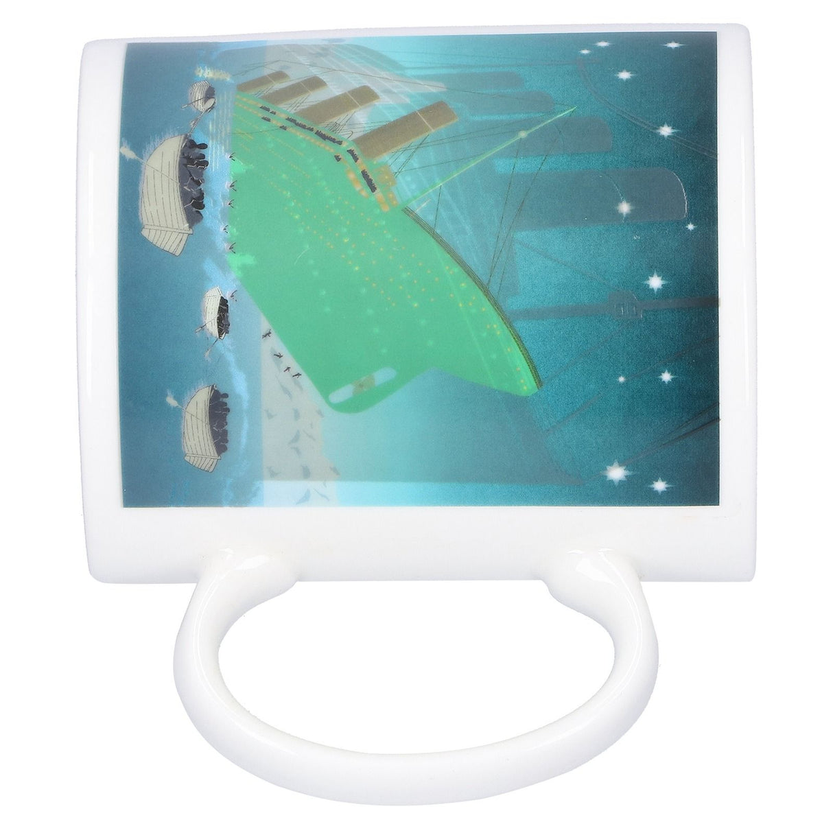 Ceramic Coffee Mug Heat‑Sensitive Color Changing Cup Hot Tea Milk Drinkware for Home Office