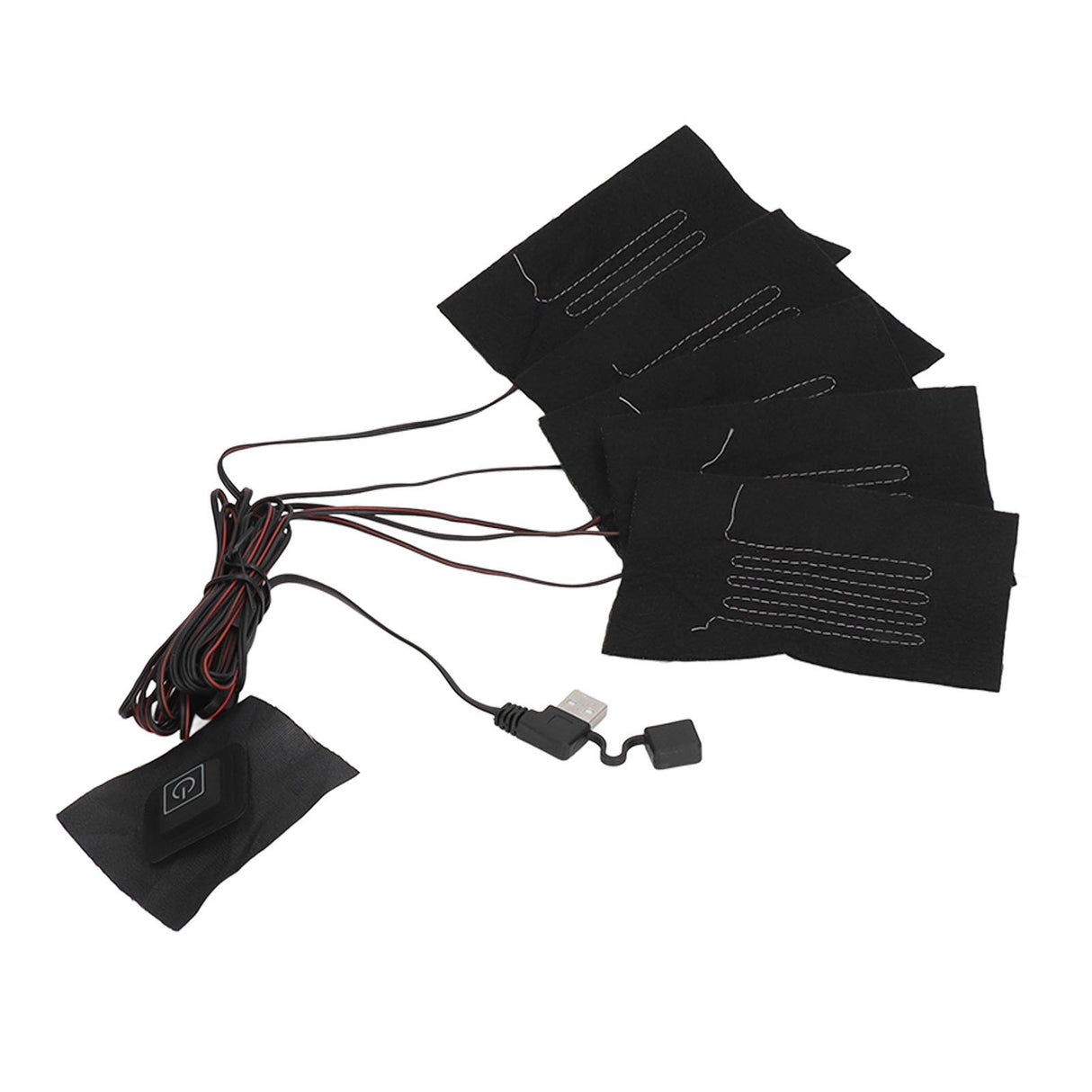 5 in 1 Electric Vest Cloth Heat Pad 3 Gears Temperature Adjustable USB Heating Pad Waterproof Composite Fiber Heater Pad