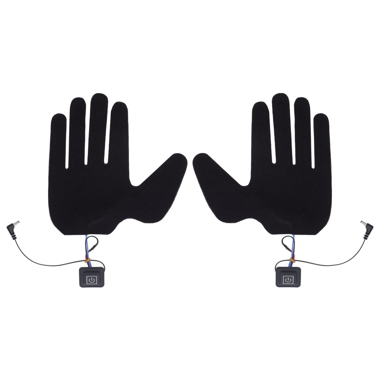 2Pcs Electric Heating Gloves Pads 5 Finger Glove Heating Sheet with 3 Adjuatable Gears for Skiing Cycling