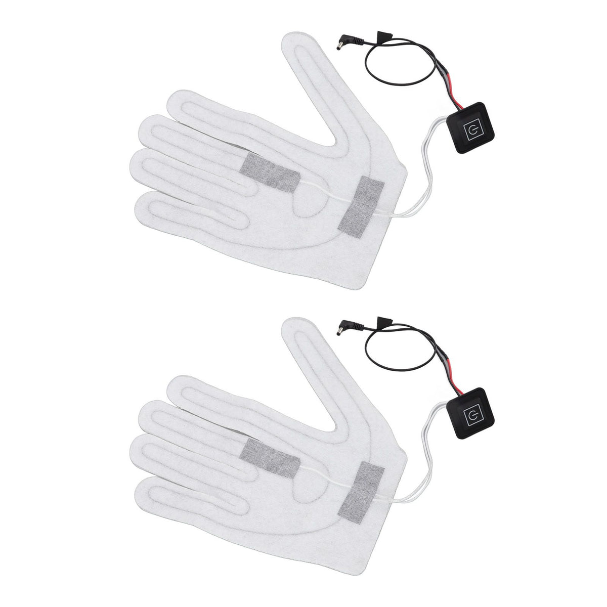 2 PCS Electric Heating Sheet 3 Gears Adjustable Heating Film Replacement DC Electric Heater Pads for Heating Gloves