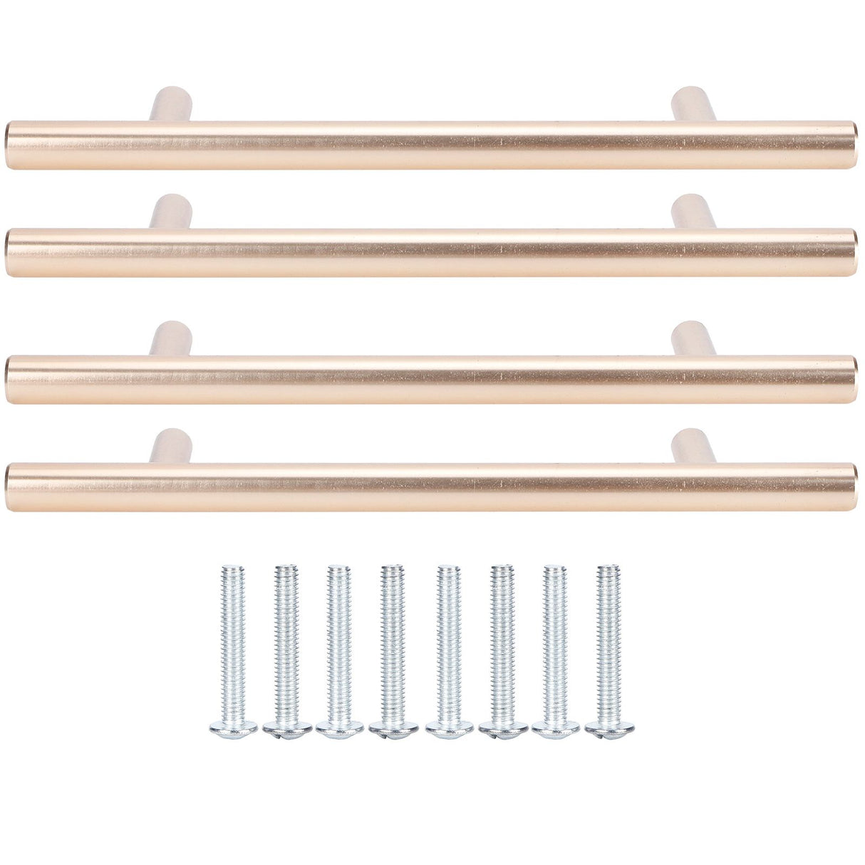 4Set Door Handle Aluminum Alloy Gold Drawer Pull Handles Cabinet Wardrobe Closet HardwareHole Distance 96