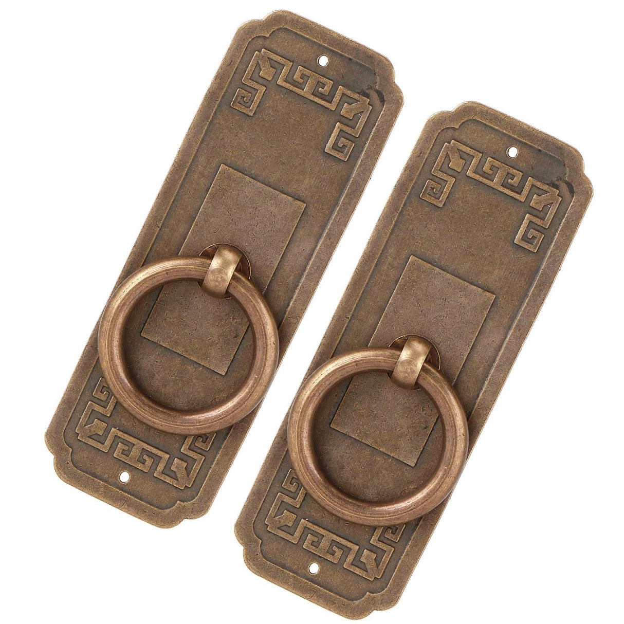 2 Sets Chinese Style Handle Single Hole Door Pull Knobs for Kitchen Cabinet Furniture Hardware10cm