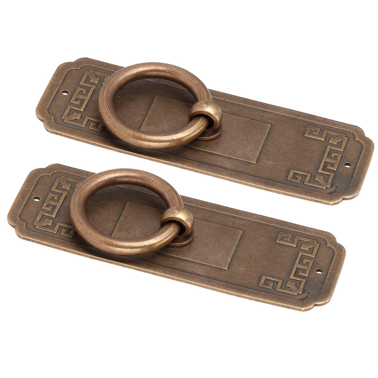 2 Sets Chinese Style Handle Single Hole Door Pull Knobs for Kitchen Cabinet Furniture Hardware10cm