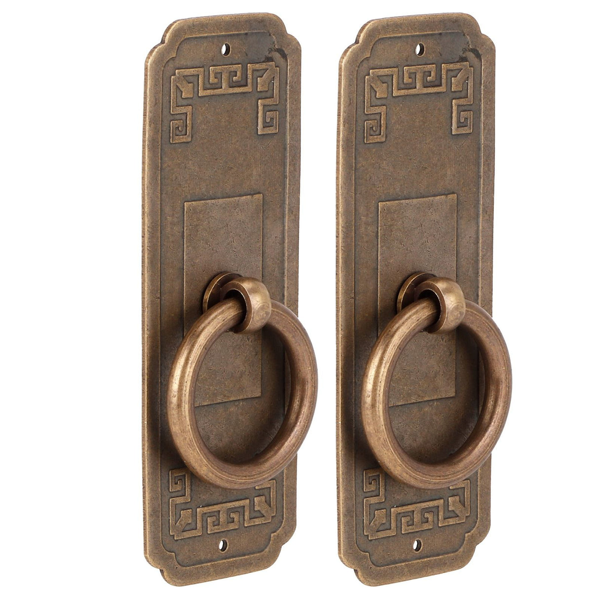 2 Sets Chinese Style Handle Single Hole Door Pull Knobs for Kitchen Cabinet Furniture Hardware10cm