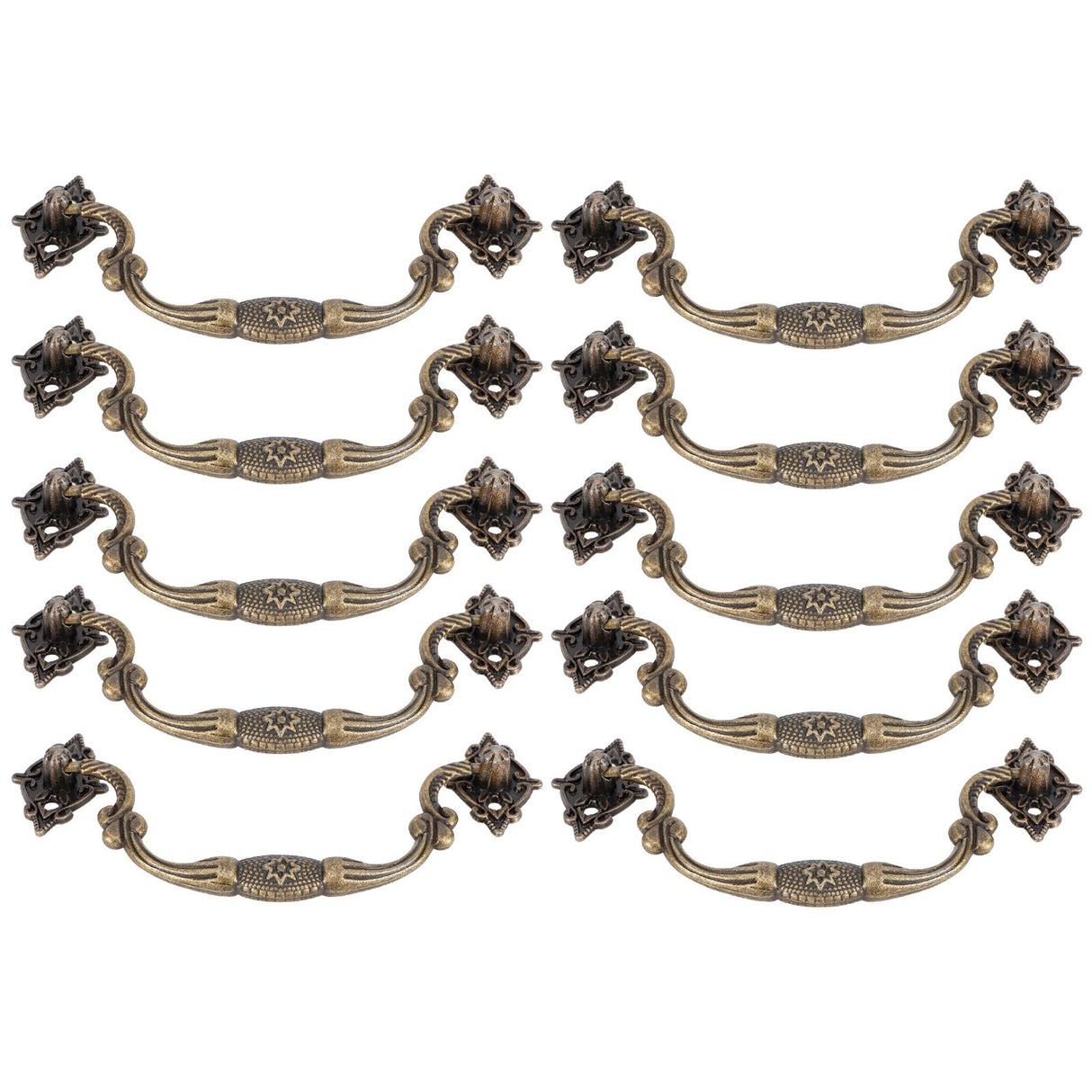 10 Sets Antique Handle Wooden Box Special Handle Accessories Cabinet Drawer HandleLarge Size