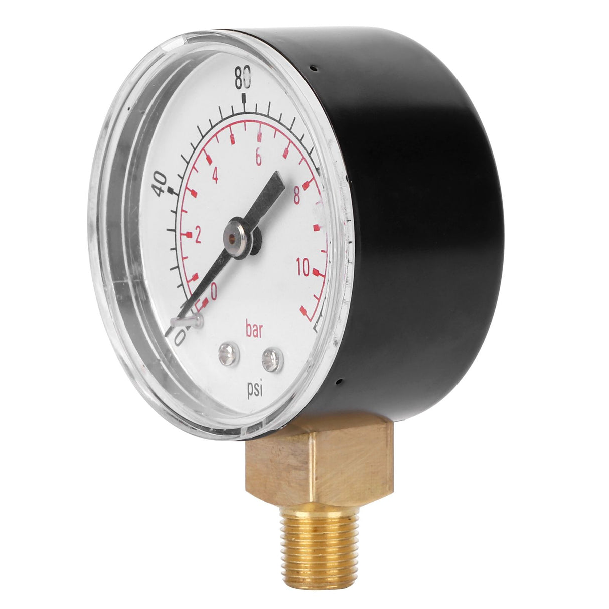 0-160psi 0-11bar Vacuum Pressure Gauge Manometer with Dual Scale for Water Oil Gas Liquid