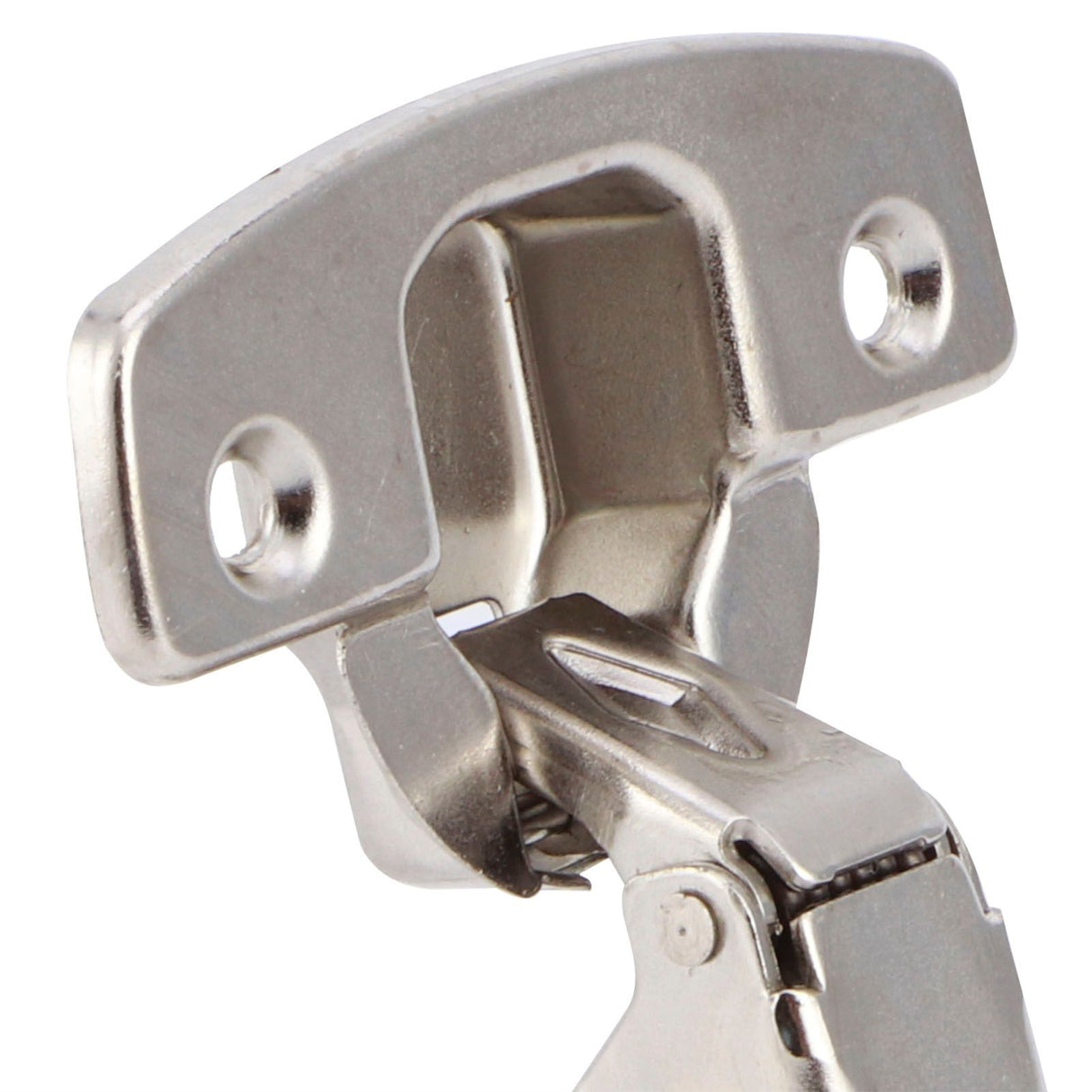 4Sets Hinges for Cabinet Kitchen W/Damping Buffer Door Bisagra Cold Rolled Steel HardwareBent Arm 11.3 x 7.2 x 3.6cm