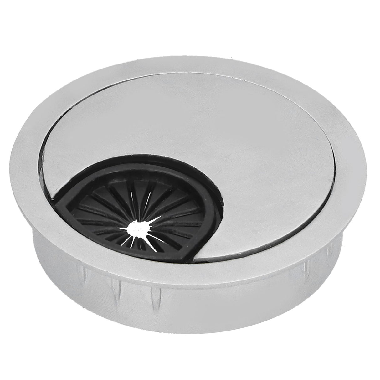 4 Set Desk Cable Wire Grommet PC Computer Desk Cord Grommet Cable Hole Cover Organizers50 Brushed