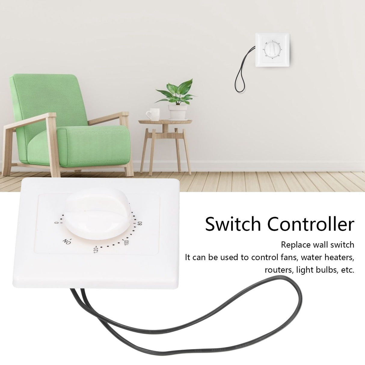 120 Minutes Intelligent Timing Switch Controller Mechanical Countdown Timer Switch 220V