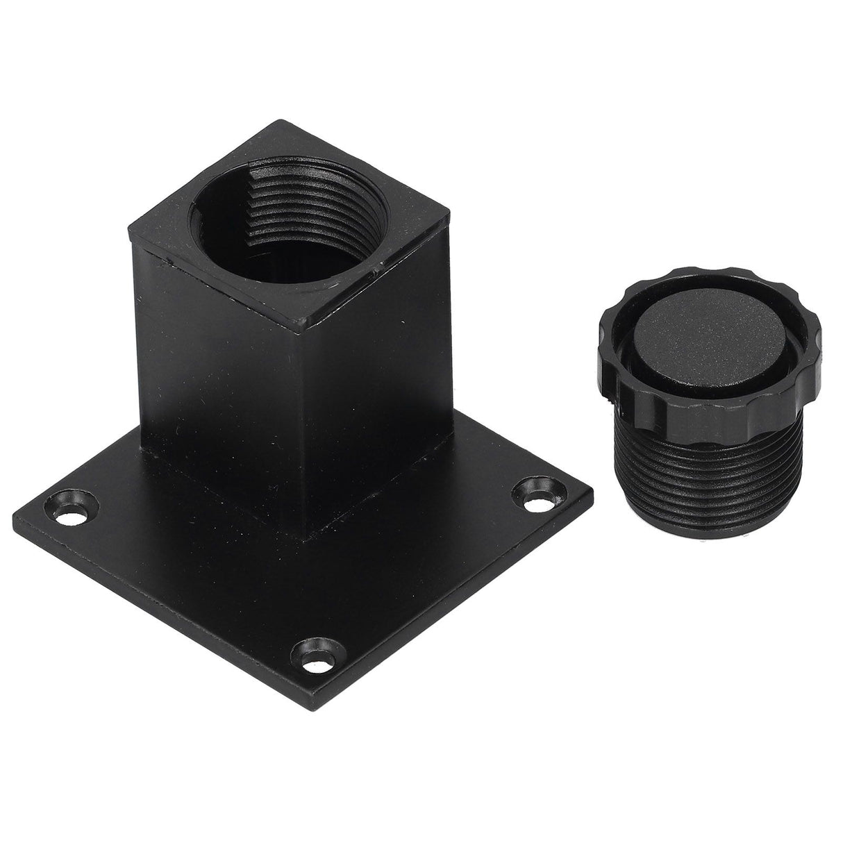 4Pcs/Set Furniture Leg Adjustable Height Aluminum Alloy Square Support for Sofa Cabinet60mm