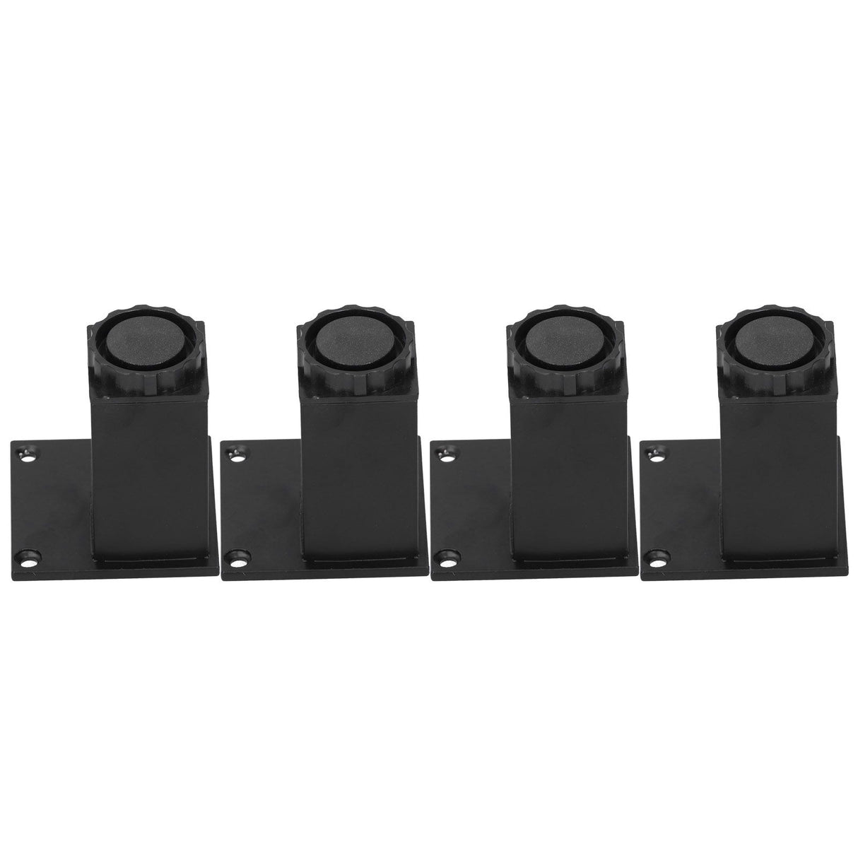 4Pcs/Set Furniture Leg Adjustable Height Aluminum Alloy Square Support for Sofa Cabinet80mm