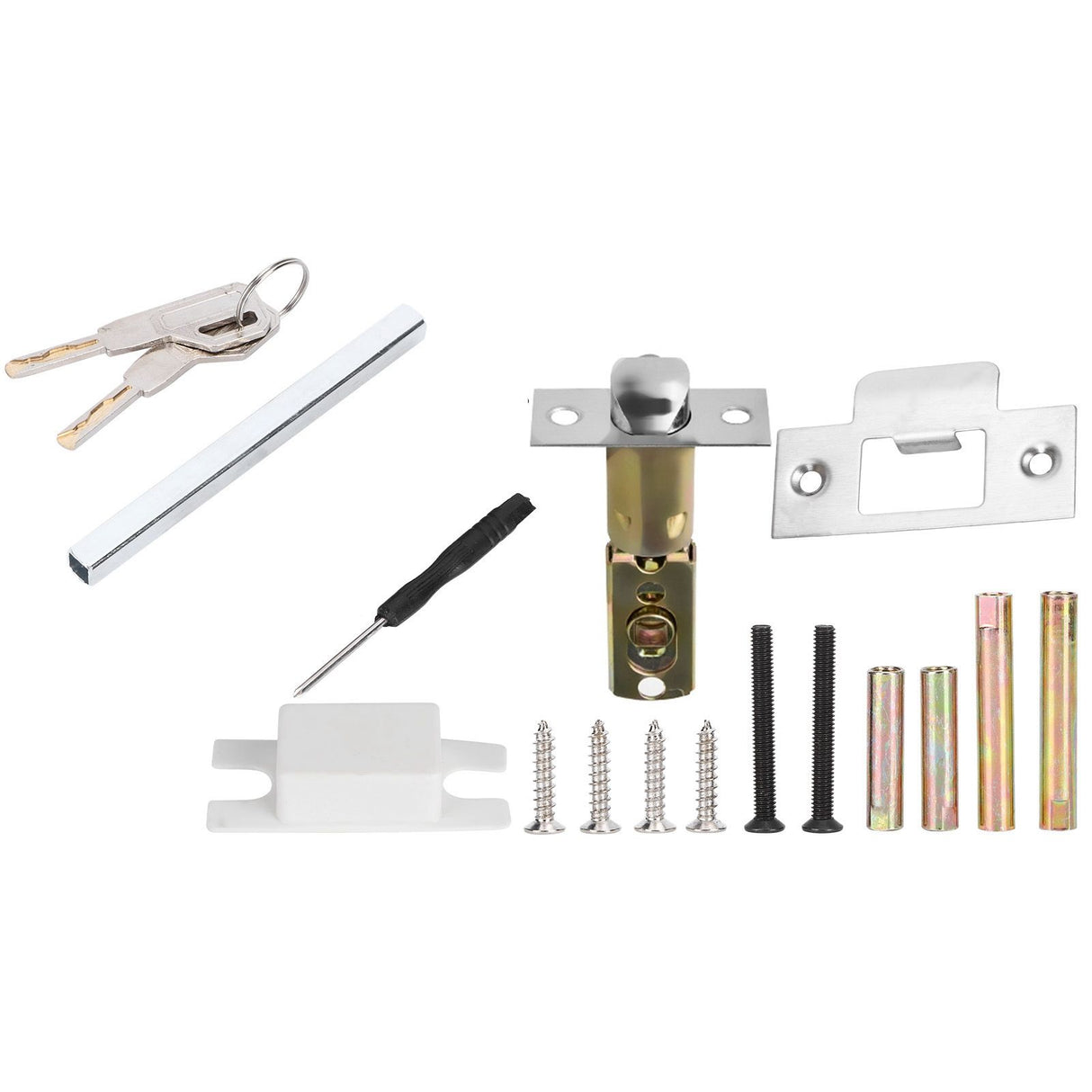 Smart Door Lock Semiconductor Fingerprint Electronic Door Lock with Key Home Security Device
