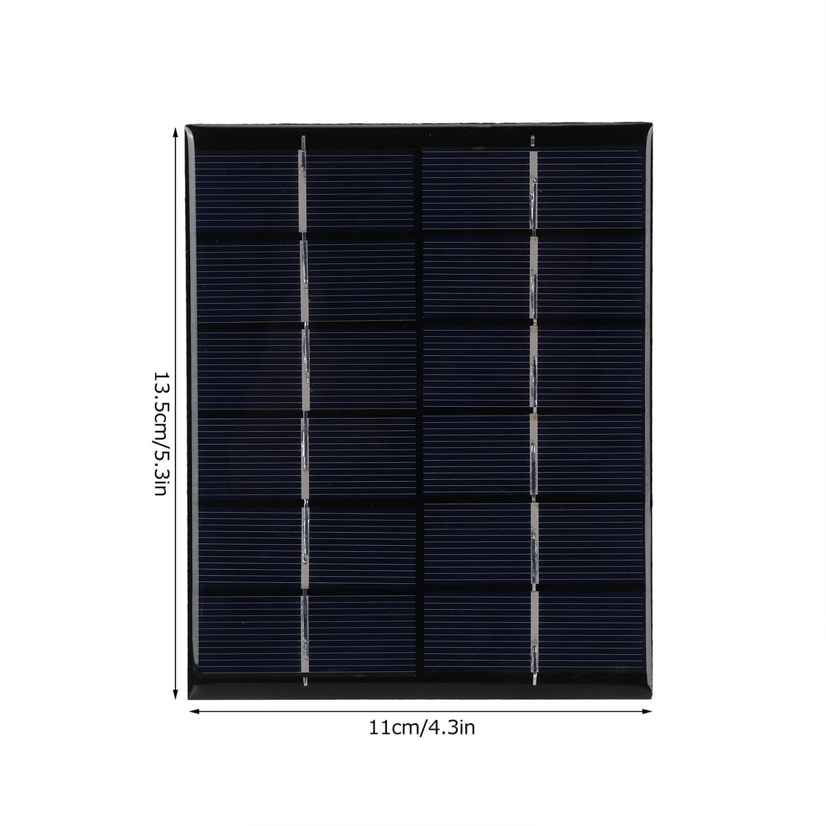 2W 6V Solar Power Panel Board with AA Battery Charger for Science Project DIY Solar Product