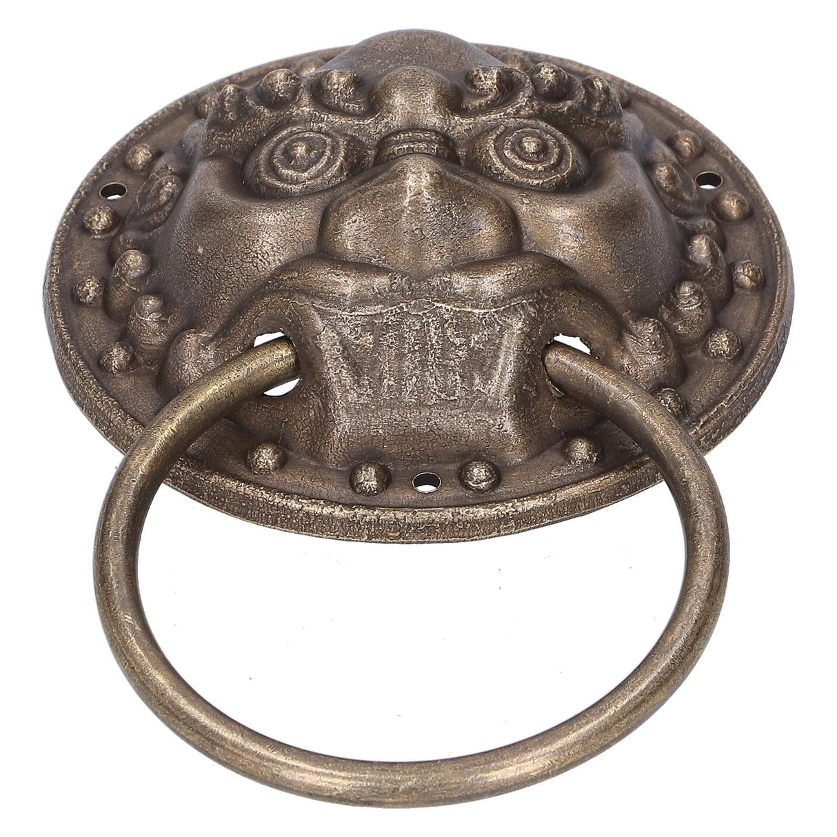 Antique Door Knockers Lion Head Brass Door Pull Retro Door Handle Home Decoration