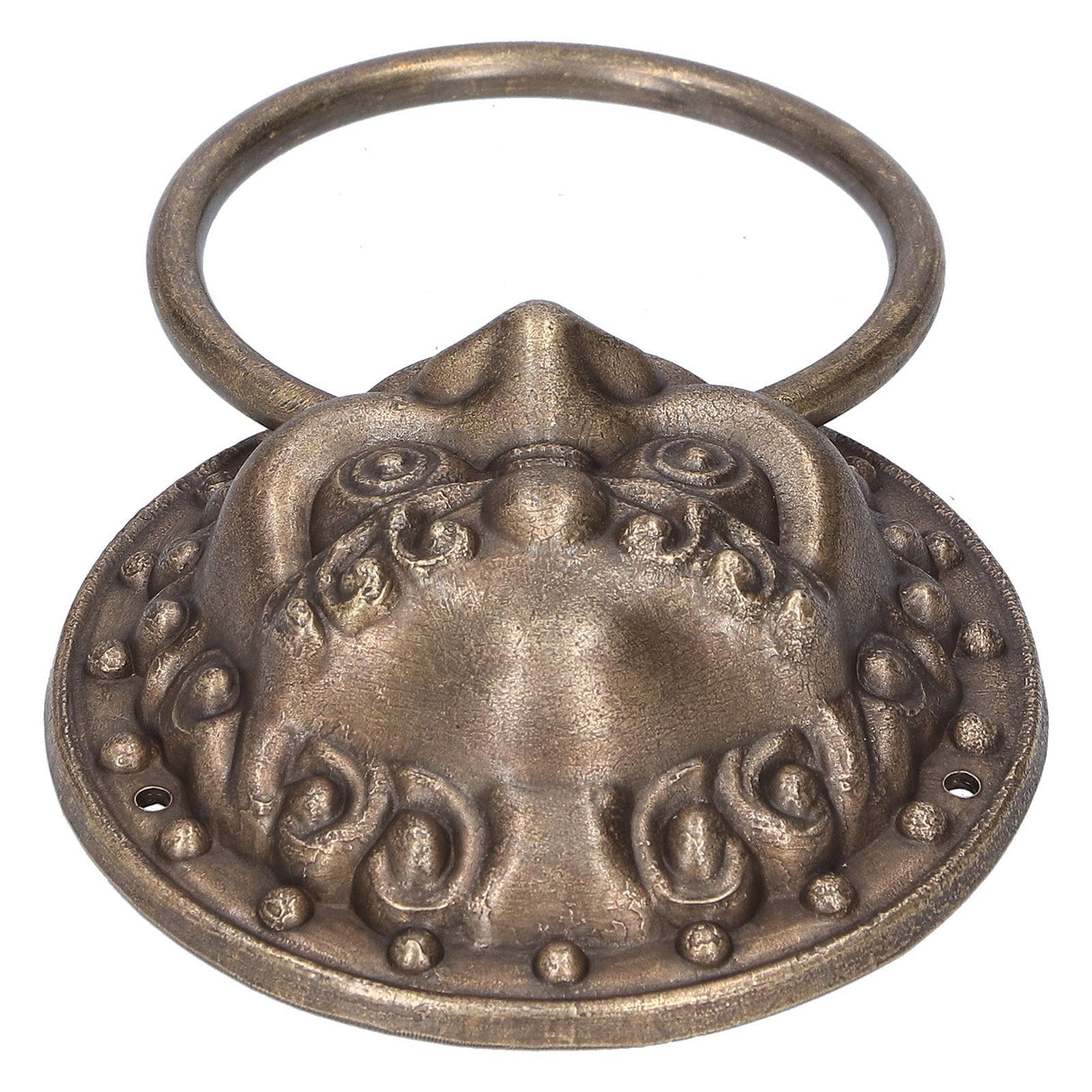 Antique Door Knockers Lion Head Brass Door Pull Retro Door Handle Home Decoration