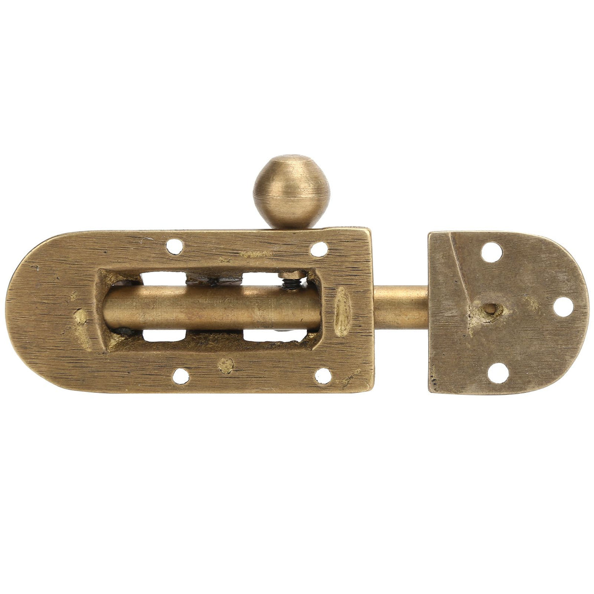 Vintage Brass Door Latch Antique Door Window Bolts Buckle Sliding Lock Hardware Fittings