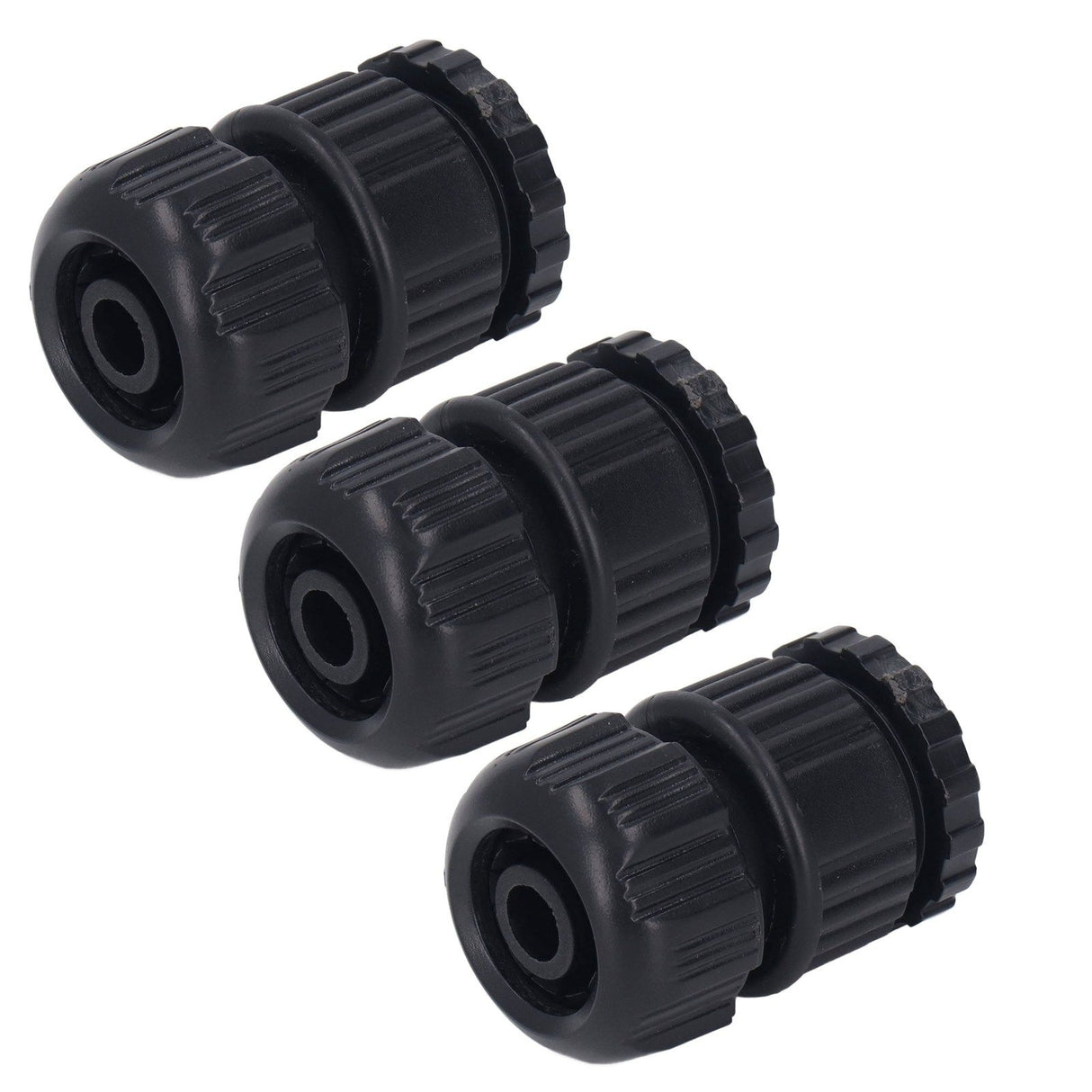 3pcs Tap Connector Adapter PP Stainless Steel Home Water Hose Accessories for Garden Car Washing G1/2 G3/4 Thread 11-13 Inner Hole
