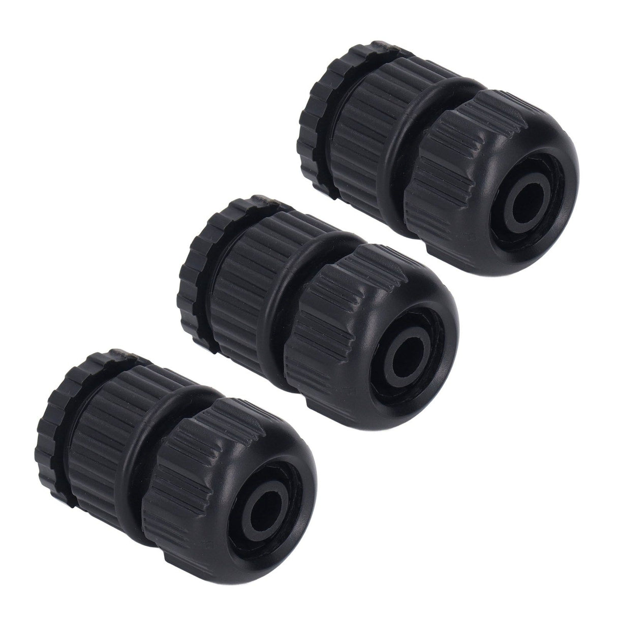 3pcs Tap Connector Adapter PP Stainless Steel Home Water Hose Accessories for Garden Car Washing G1/2 G3/4 Thread 11-13 Inner Hole